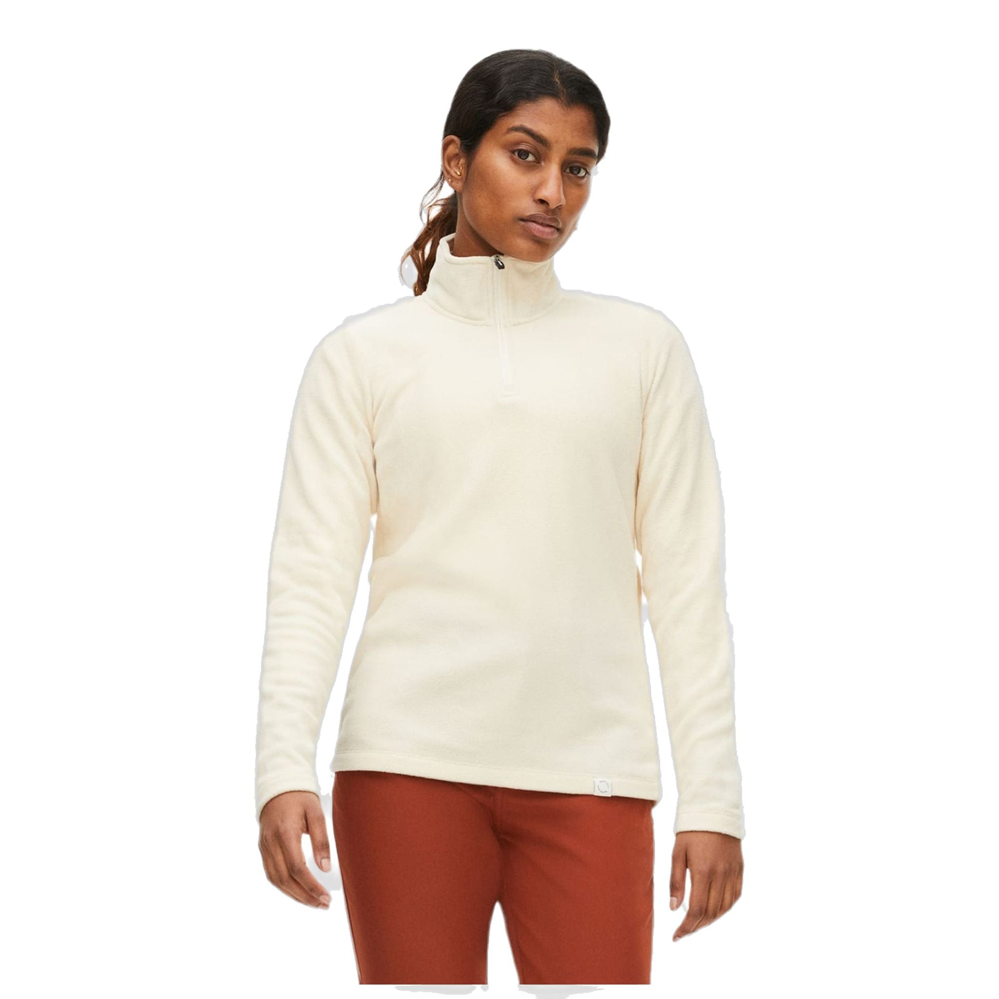 Pull polaire de golf Röhnisch léger blanc cygne pour femme