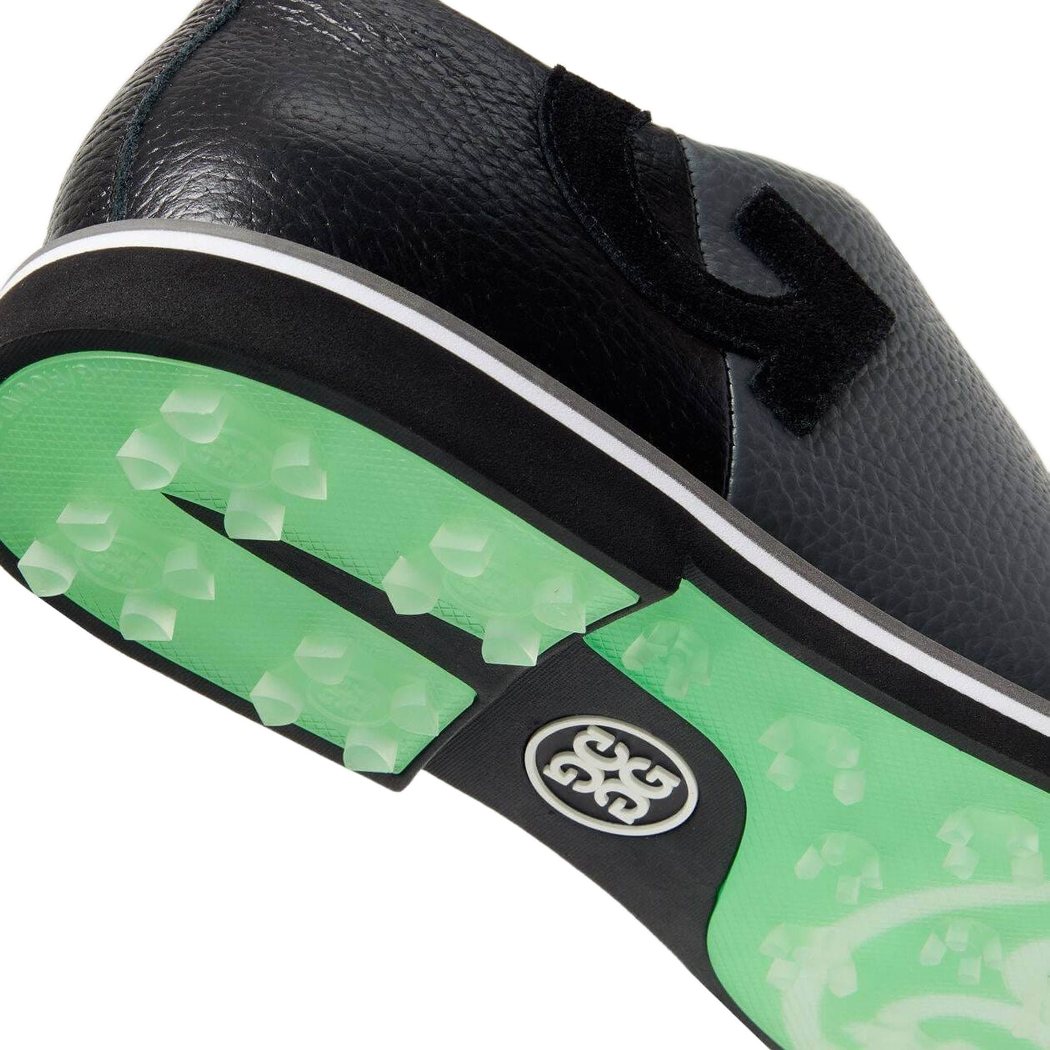 Chaussures de golf GFORE Gallivanter en cuir galet bicolore pour hommes