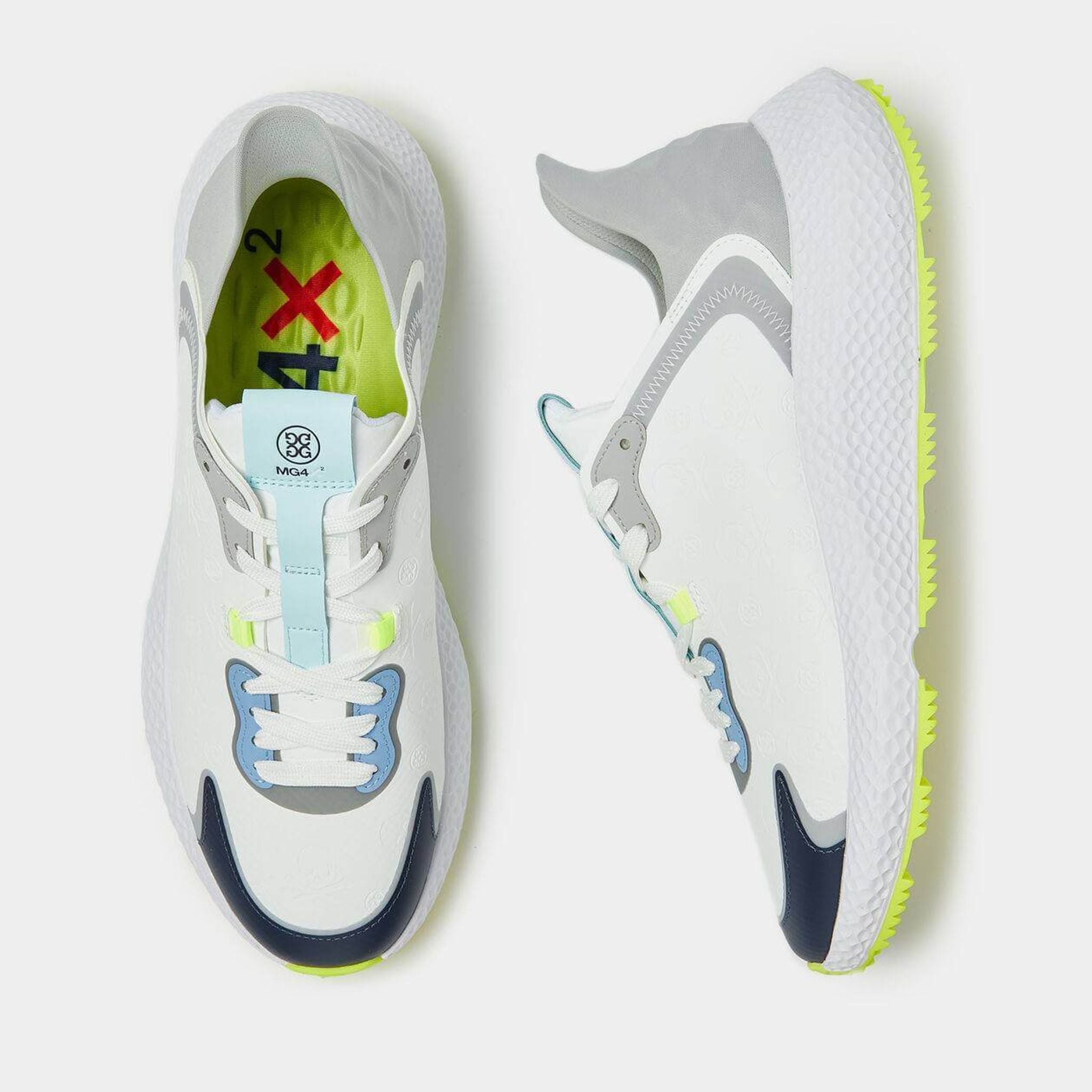 Chaussures de golf hybrides GFORE MG4X2 à logo en relief pour hommes