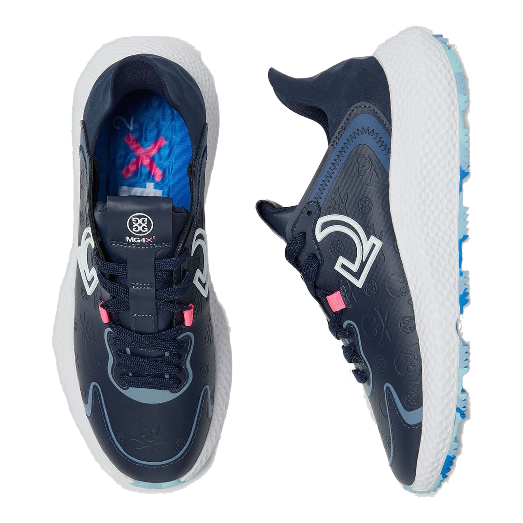 Chaussures de golf hybrides GFORE MG4X2 à motif en relief pour femmes