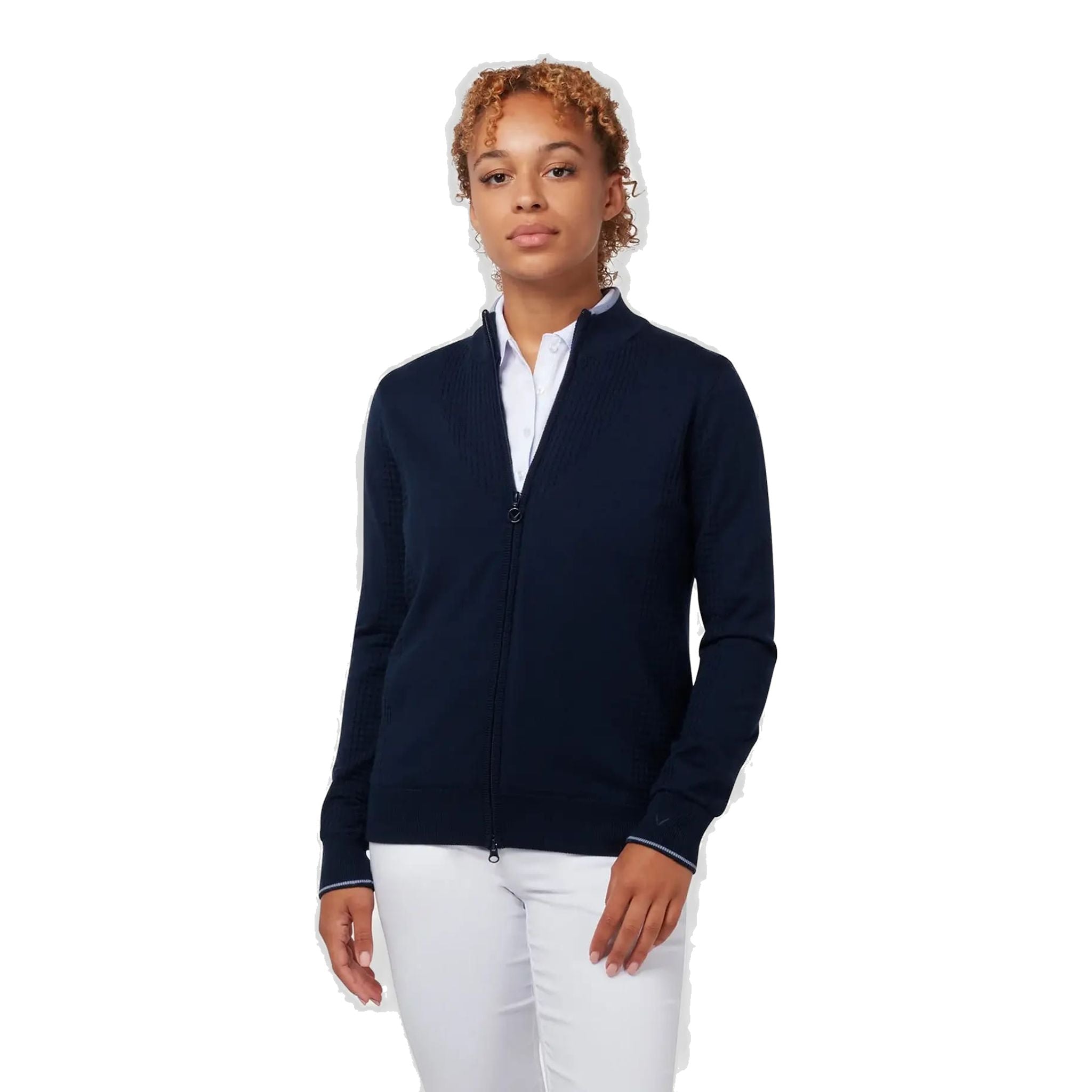 Veste coupe-vent Callaway doublée et zippée intégrale pour femme