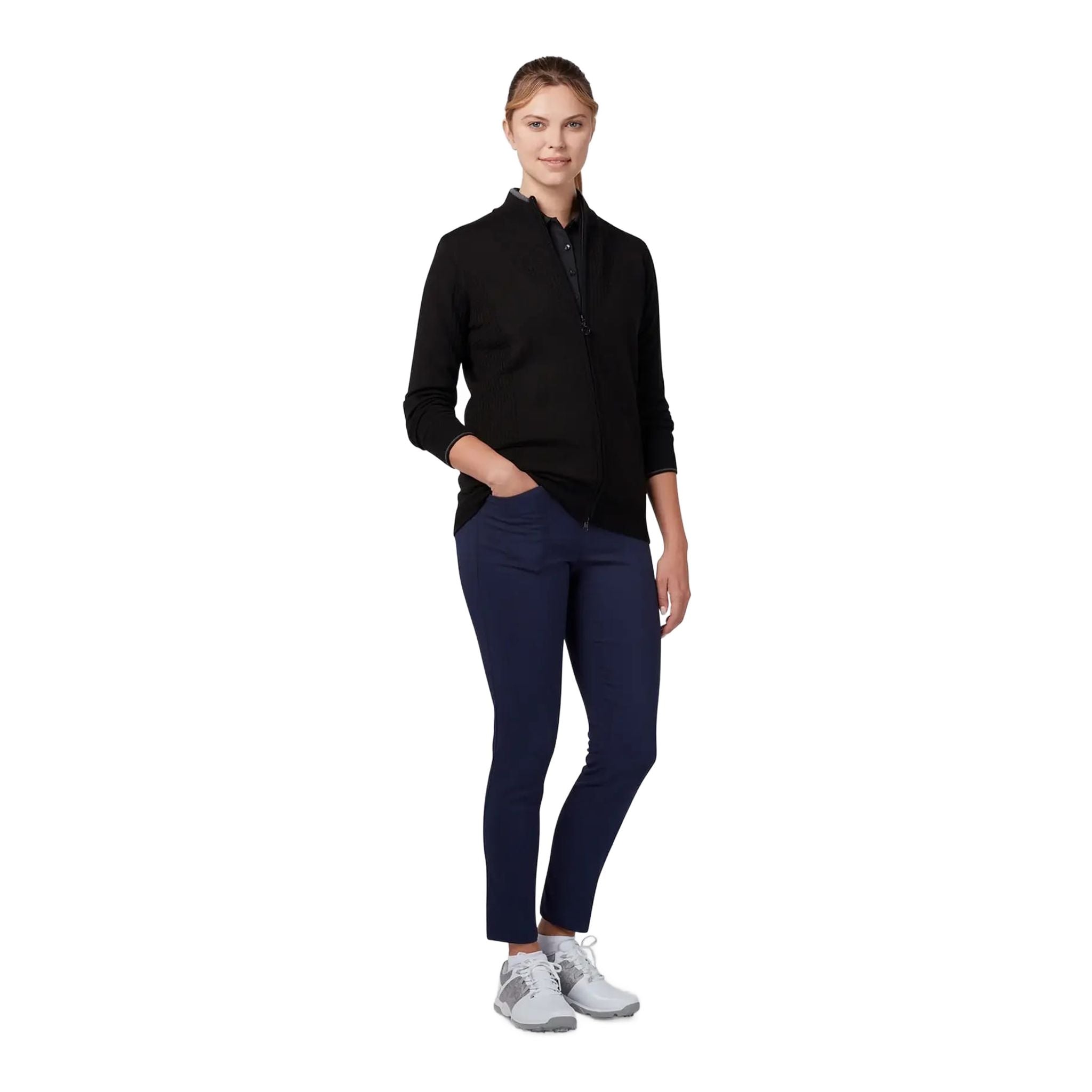 Veste coupe-vent Callaway doublée et zippée intégrale pour femme