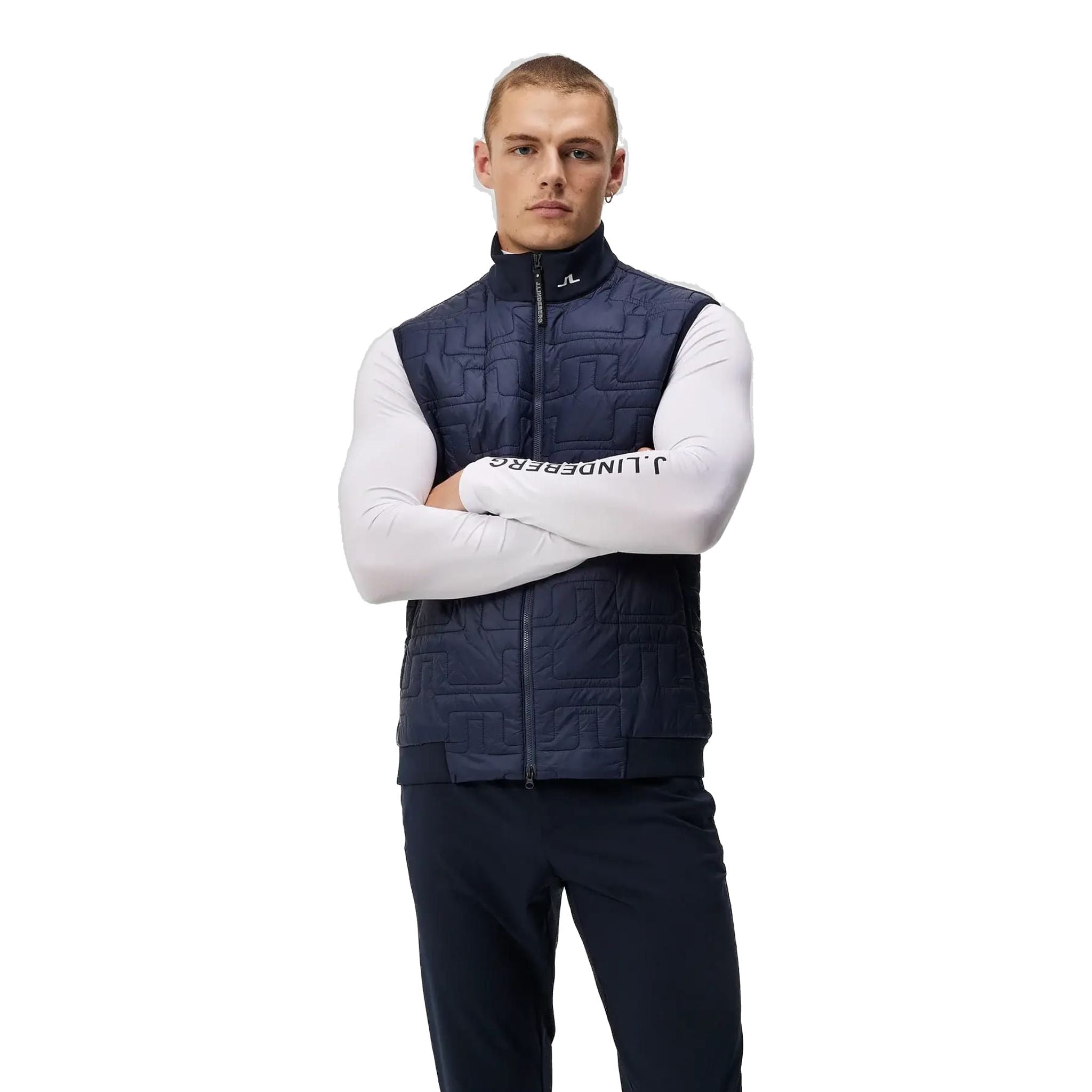 J. Lindeberg Quilt Hybrid Gilet Hommes