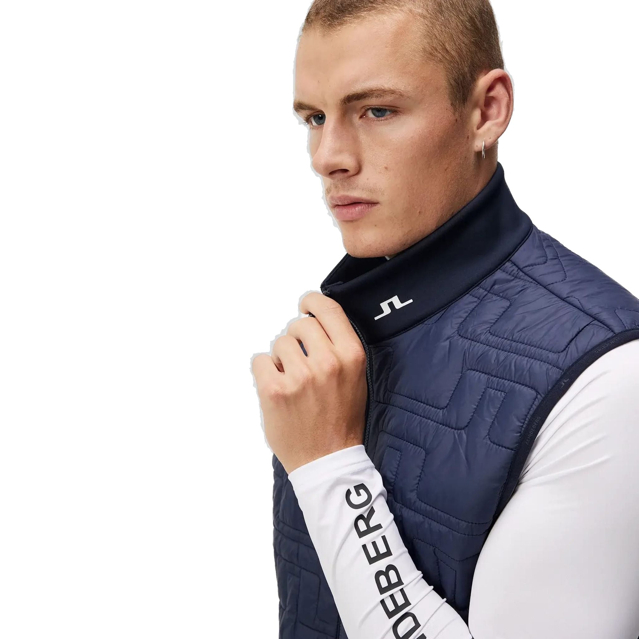 J. Lindeberg Quilt Hybrid Gilet Hommes