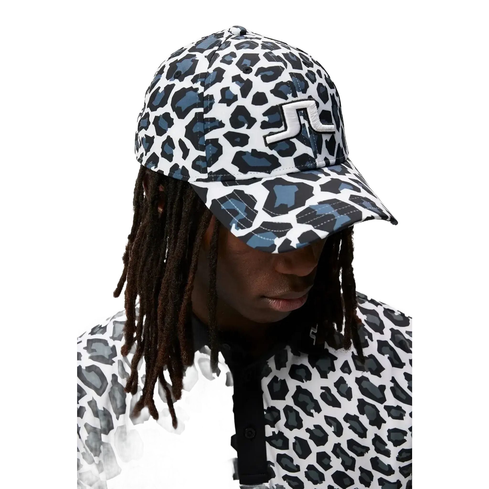 Casquette J. Lindeberg à imprimé léopard pour femme