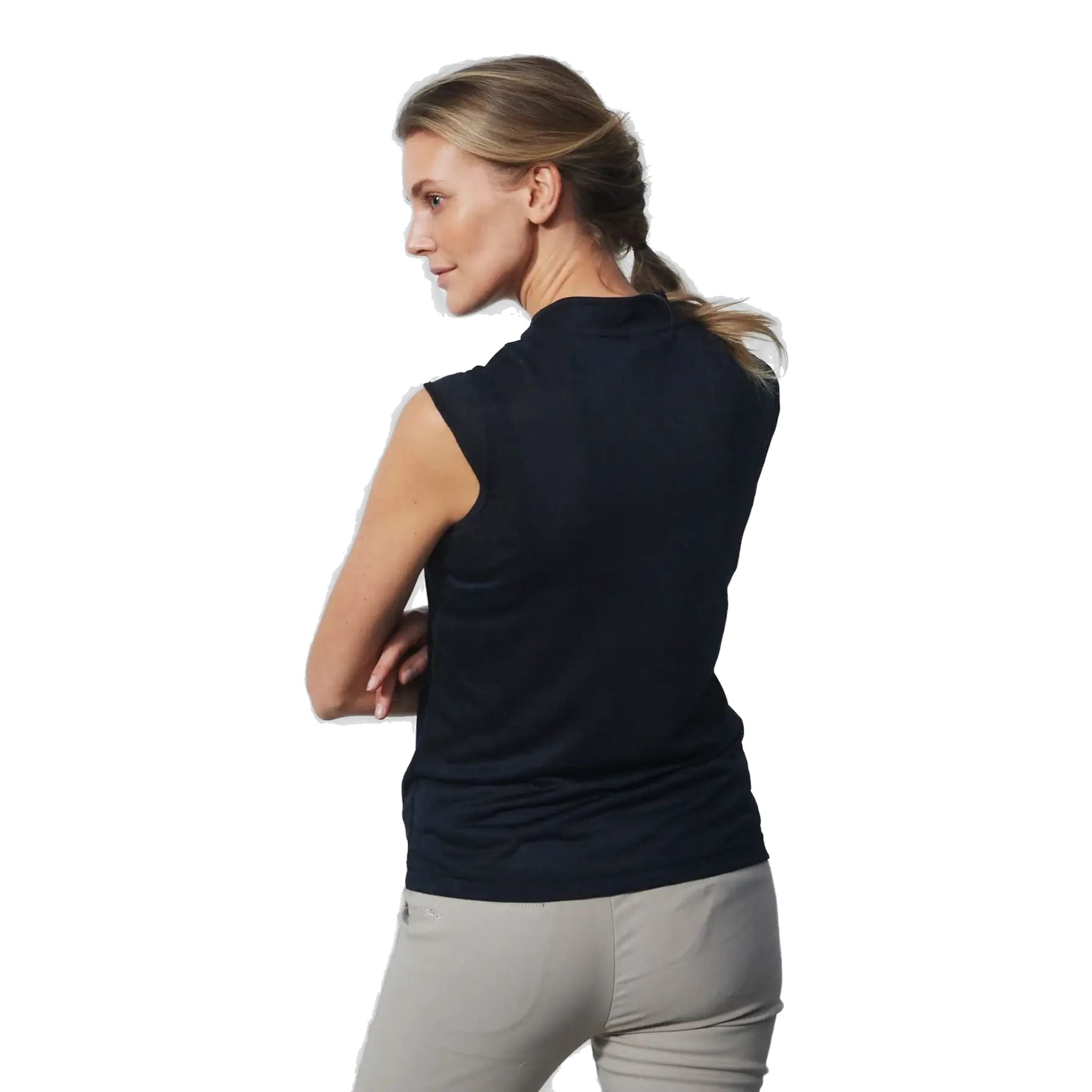 Polo de golf sans manches Daily Sports Ajaccio pour femmes