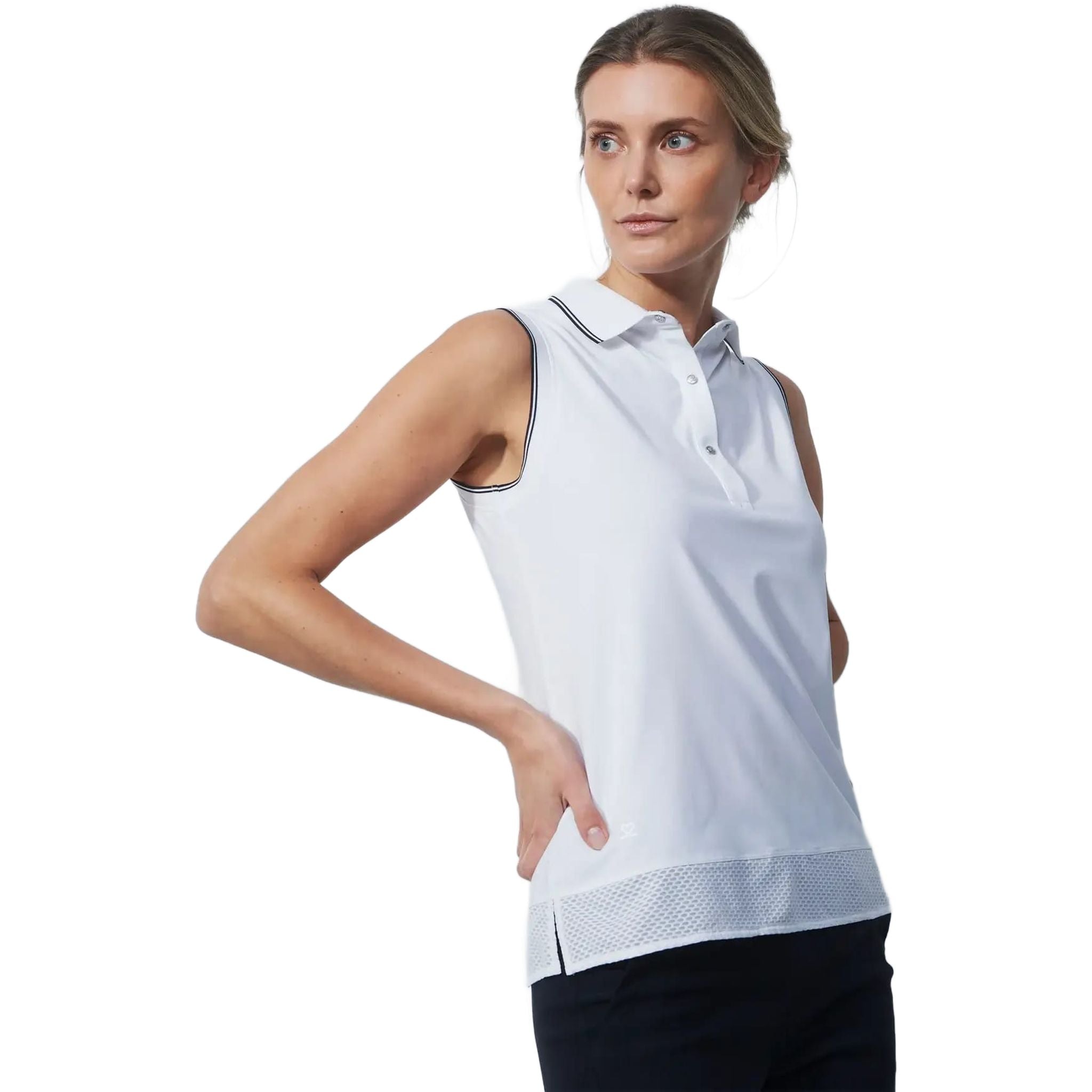 Polo de golf sans manches Corina Daily Sports pour femmes