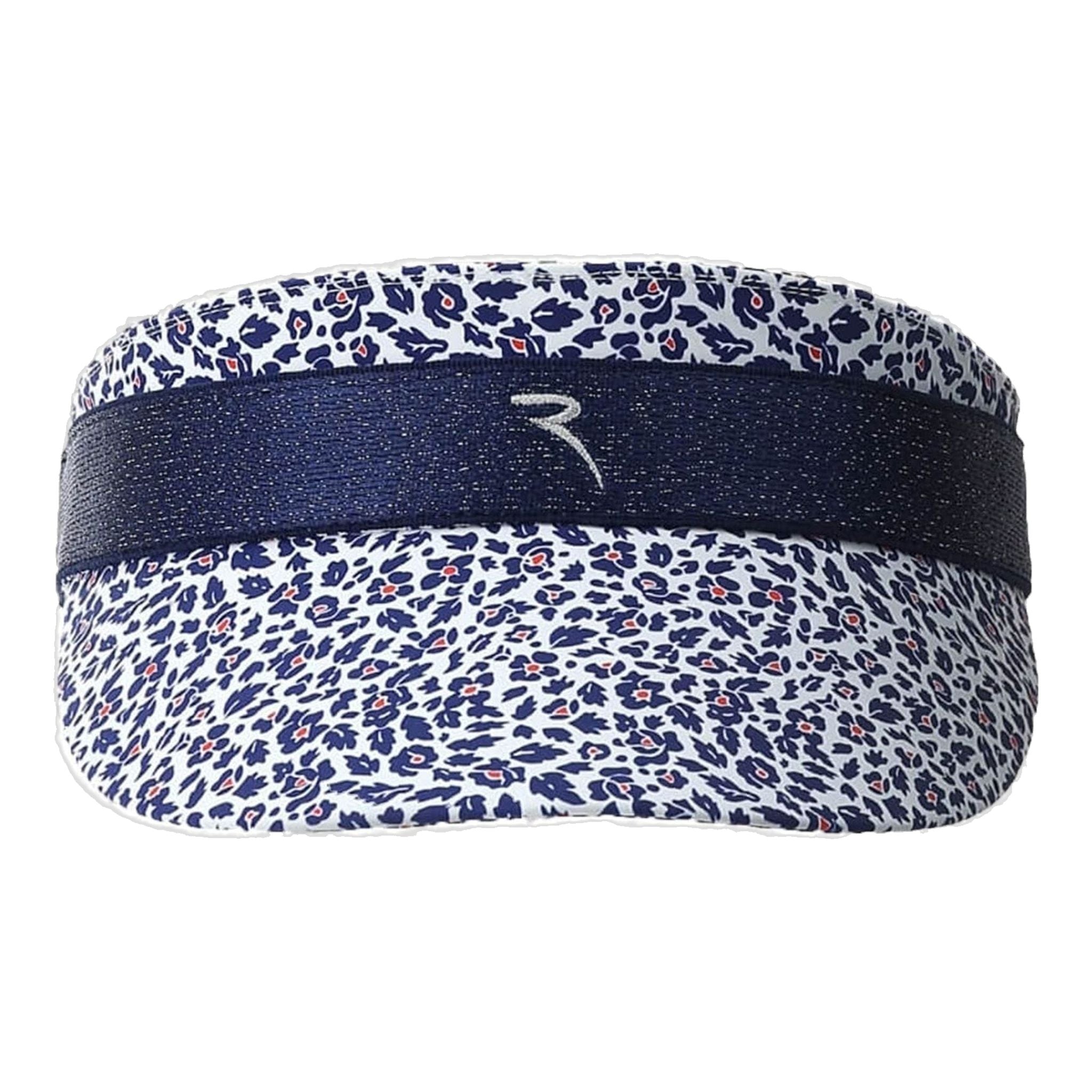 Visière Chervo W Verta à motifs bleus et blancs, taille unique femme