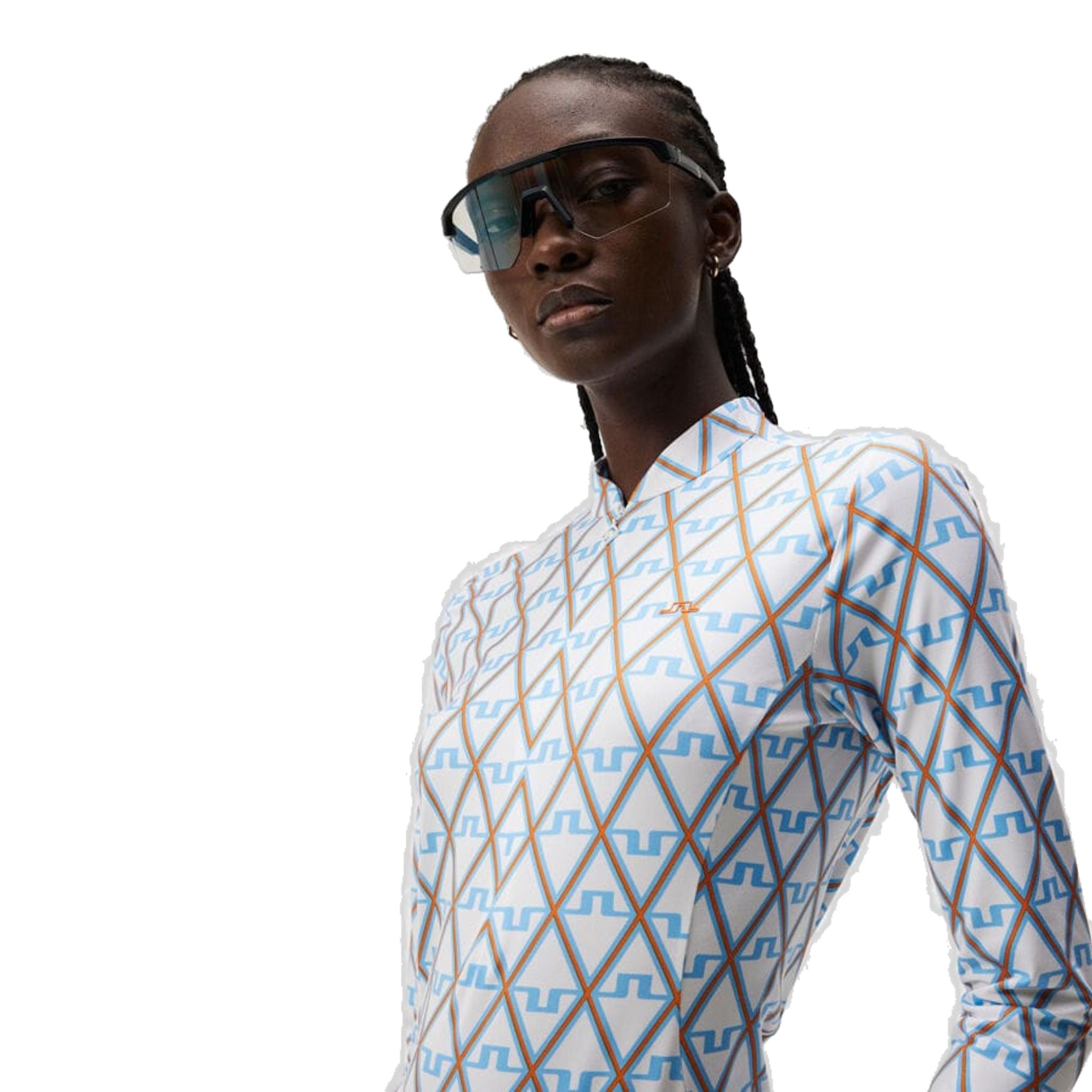 J. Lindeberg Marilyn Mi-couche à demi-zip pour femme