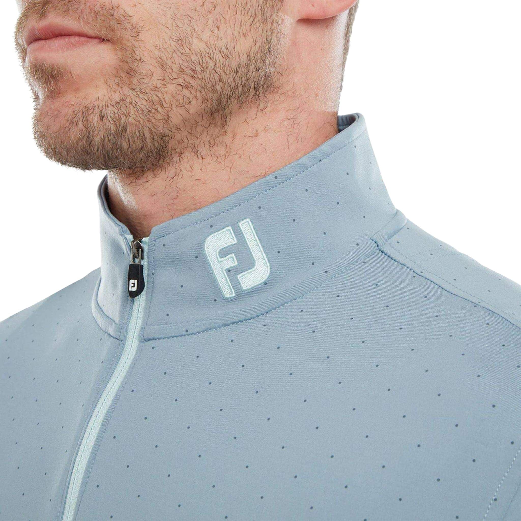 Footjoy Pin Dot Print Chill-Out Midlayer Homme