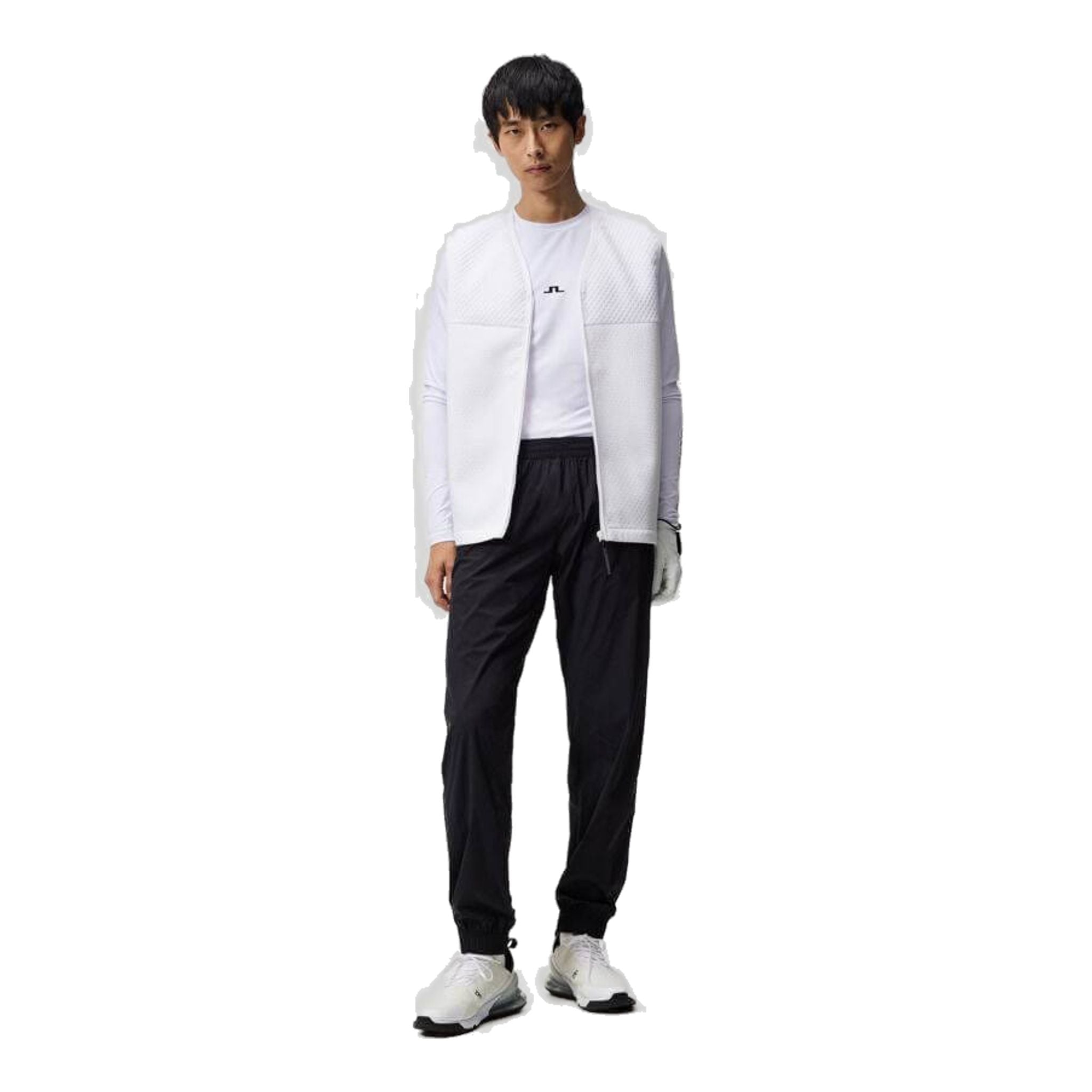 J. Lindeberg Thor T-shirt manches longues homme blanc taille M