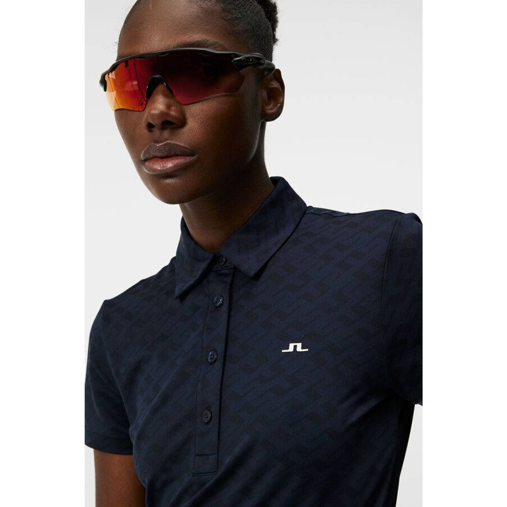 J. Lindeberg Polo Alaya Jacquard Femme