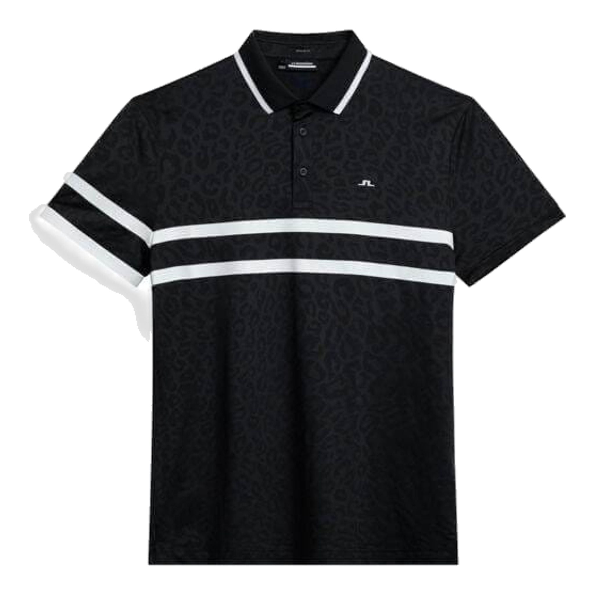 J. Lindeberg Boswell Regular Jacquard Polo Homme