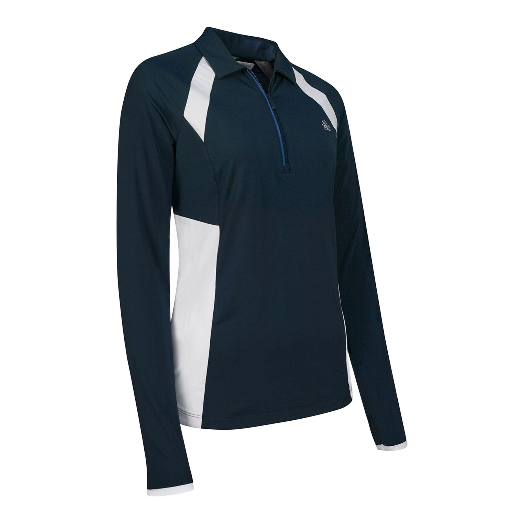 Polo zippé Original Penguin Colorblock pour homme