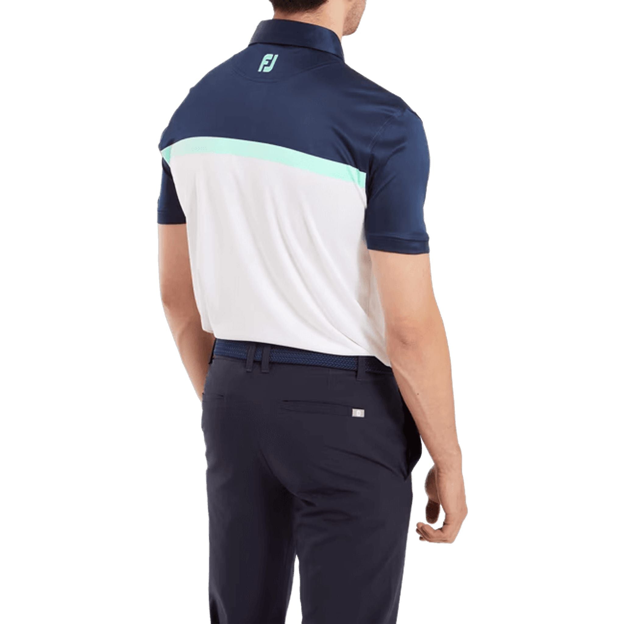 Polo Footjoy Lisle Color Block pour homme