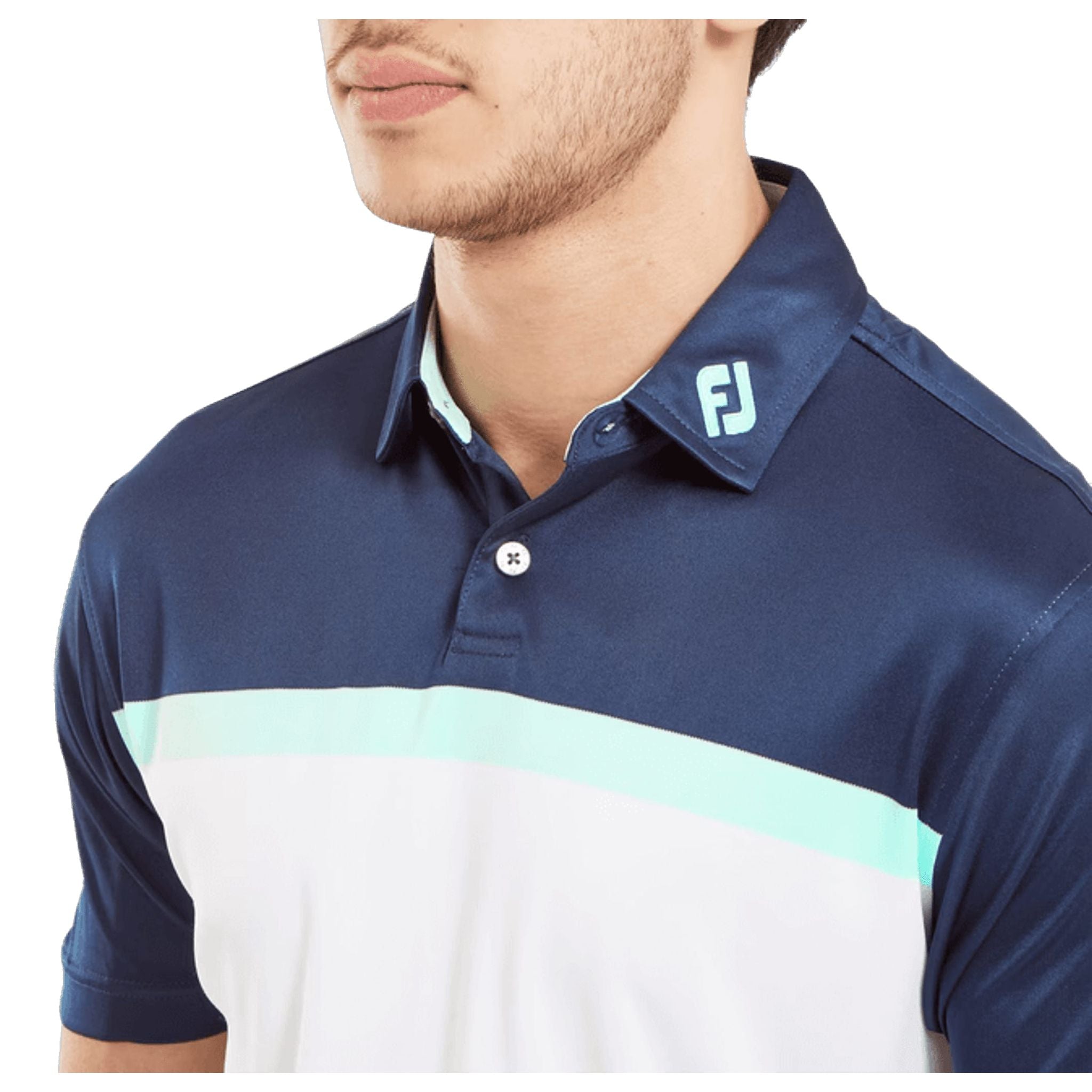 Polo Footjoy Lisle Color Block pour homme