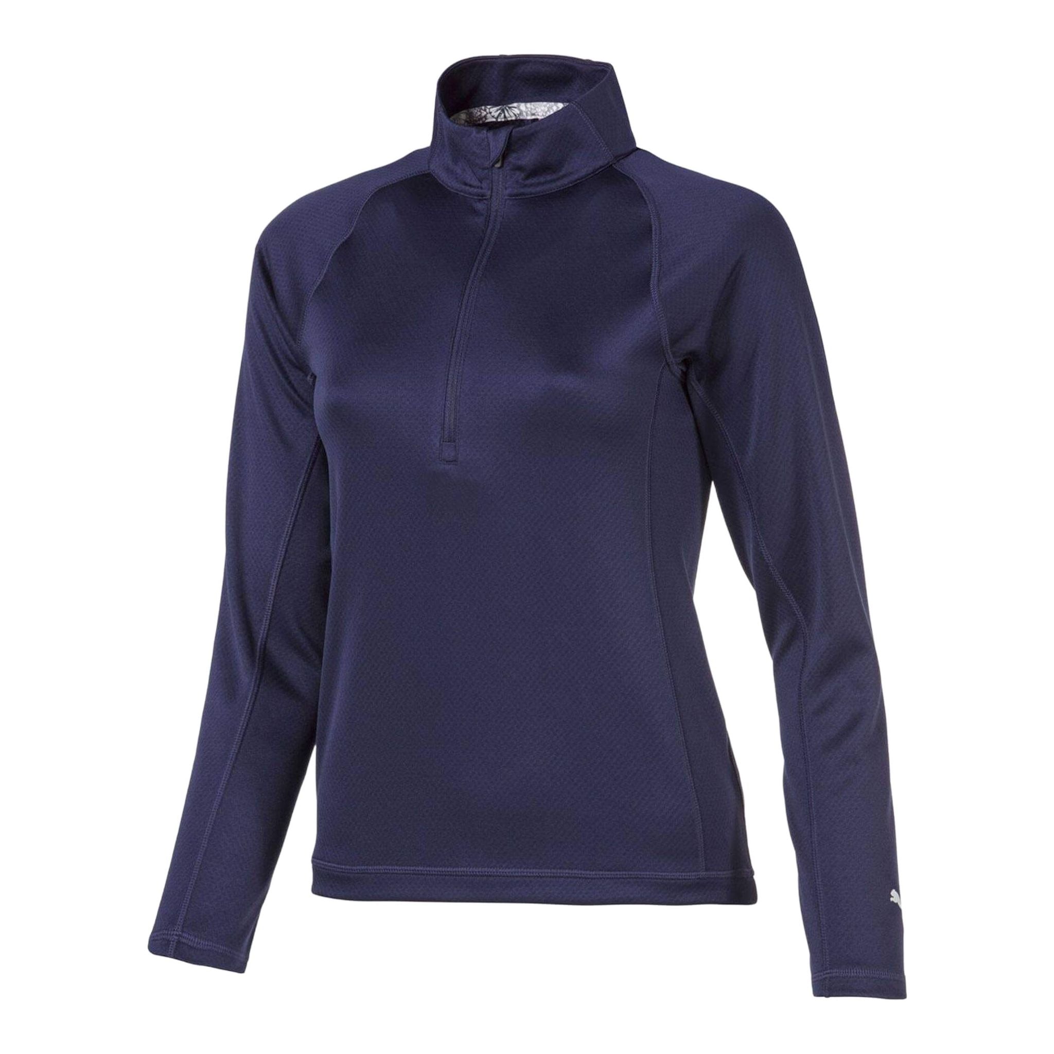 Pull Puma pour filles à fermeture éclair 1/4 pour femmes
