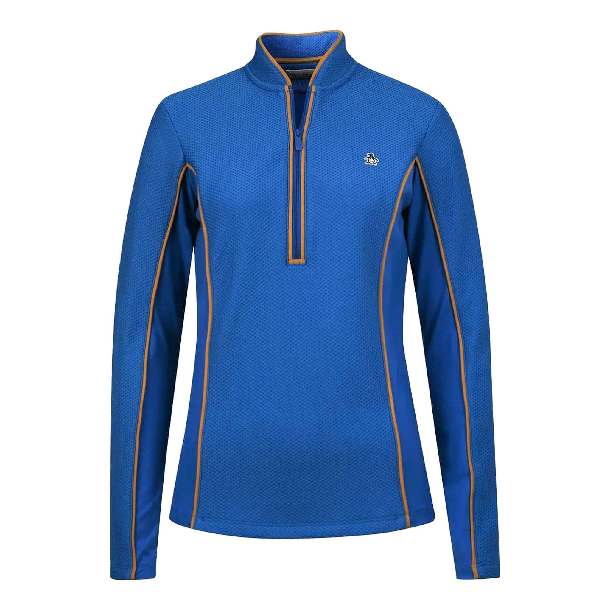 Pull texturé à manches longues Original Penguin et fermeture éclair 1/4 pour femme