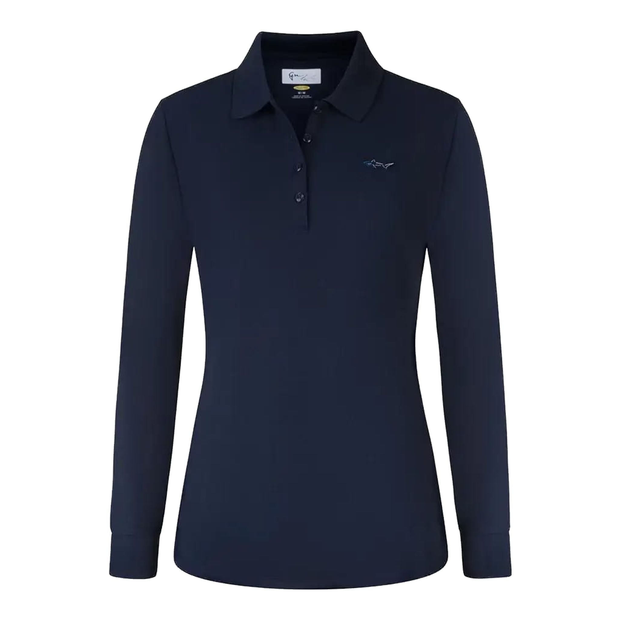 Greg Norman Pique Langarm-Poloshirt Damen