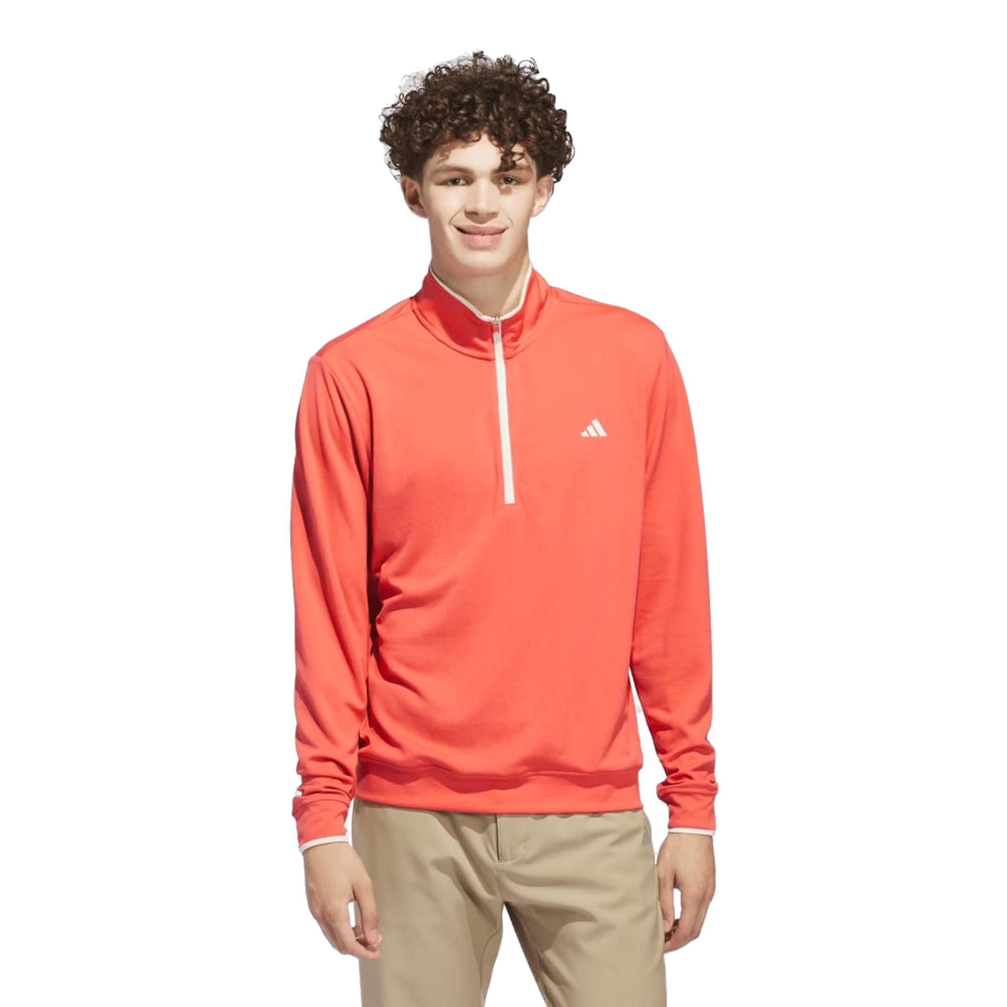 Pull Adidas UPF léger à fermeture éclair 1/4 pour homme