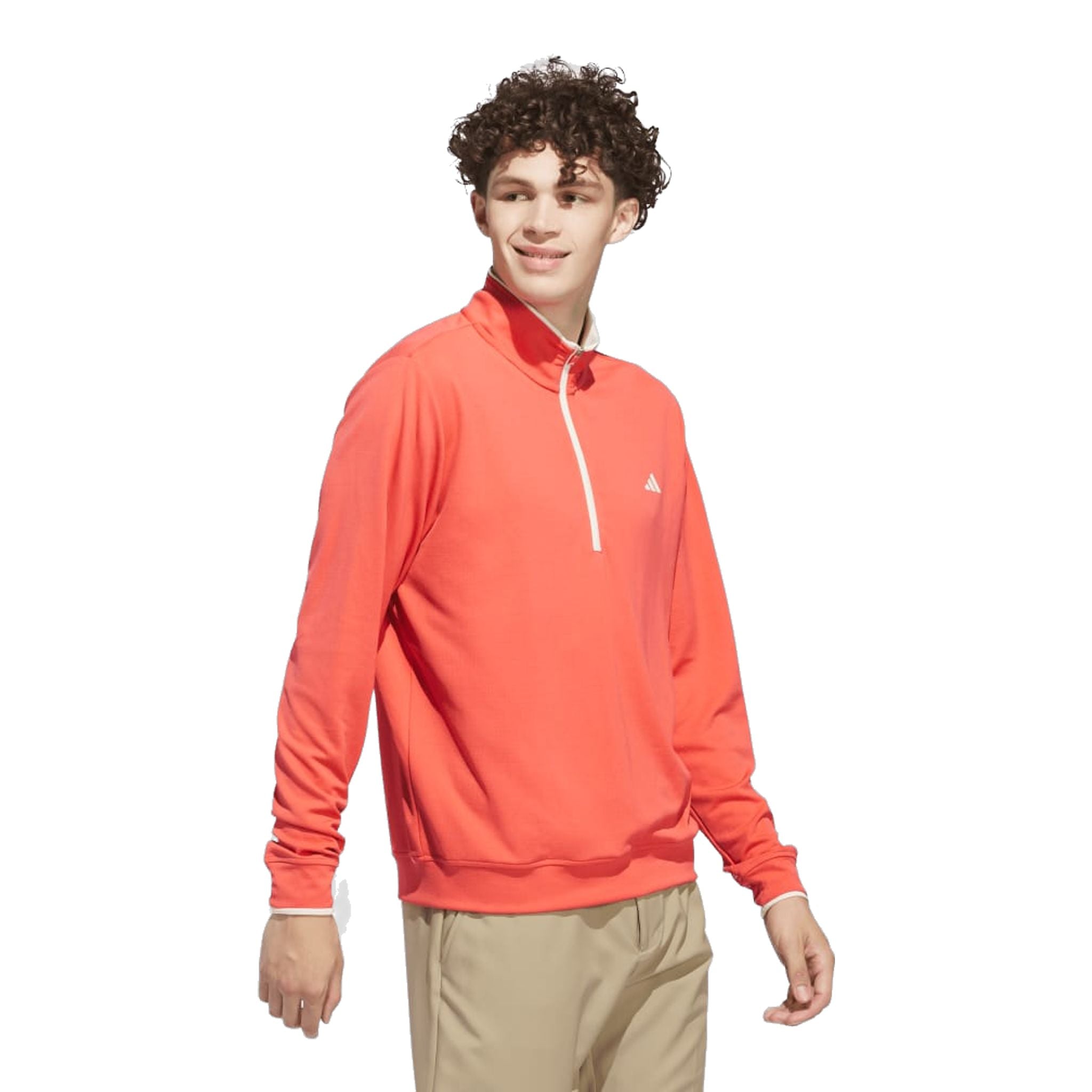 Pull Adidas UPF léger à fermeture éclair 1/4 pour homme