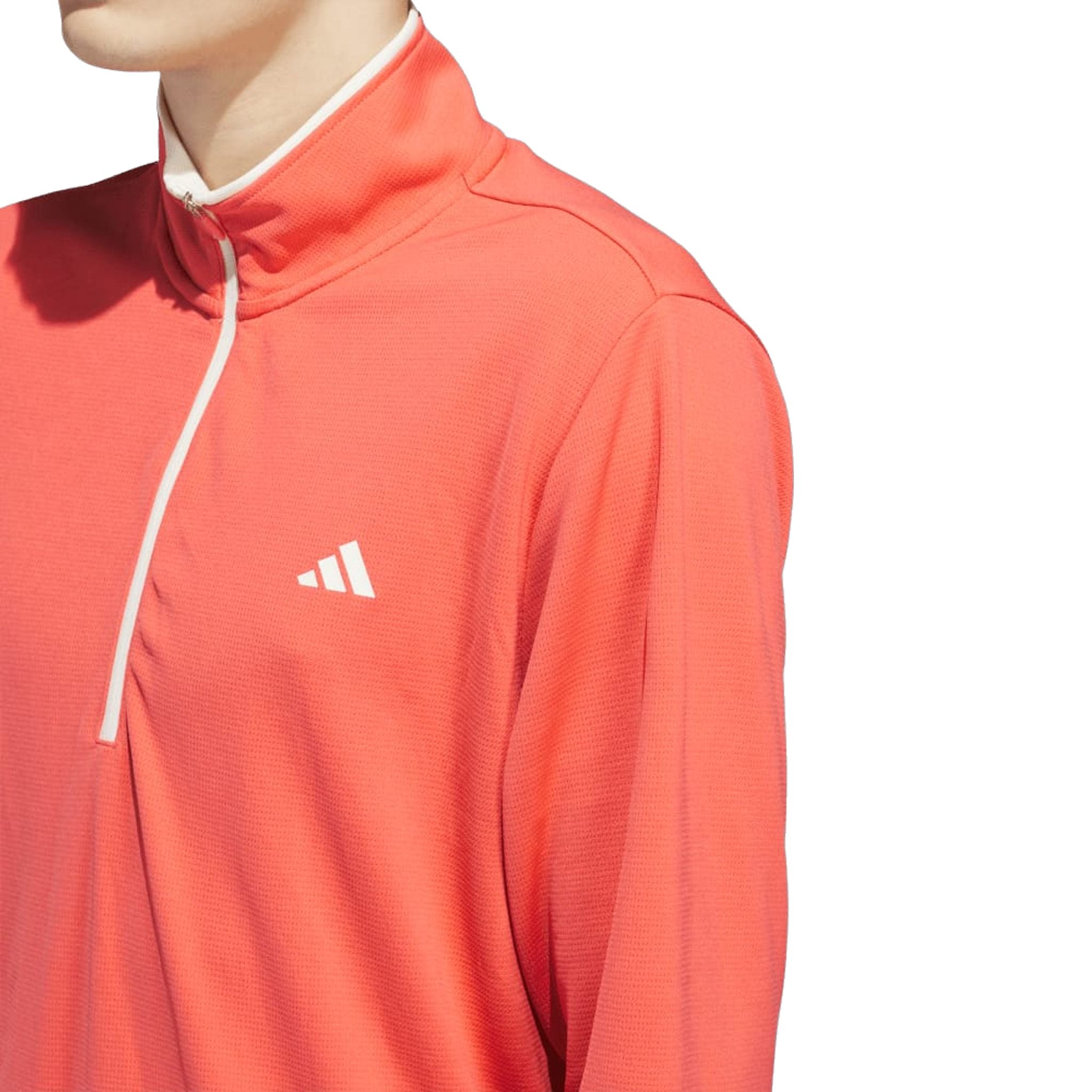 Pull Adidas UPF léger à fermeture éclair 1/4 pour homme