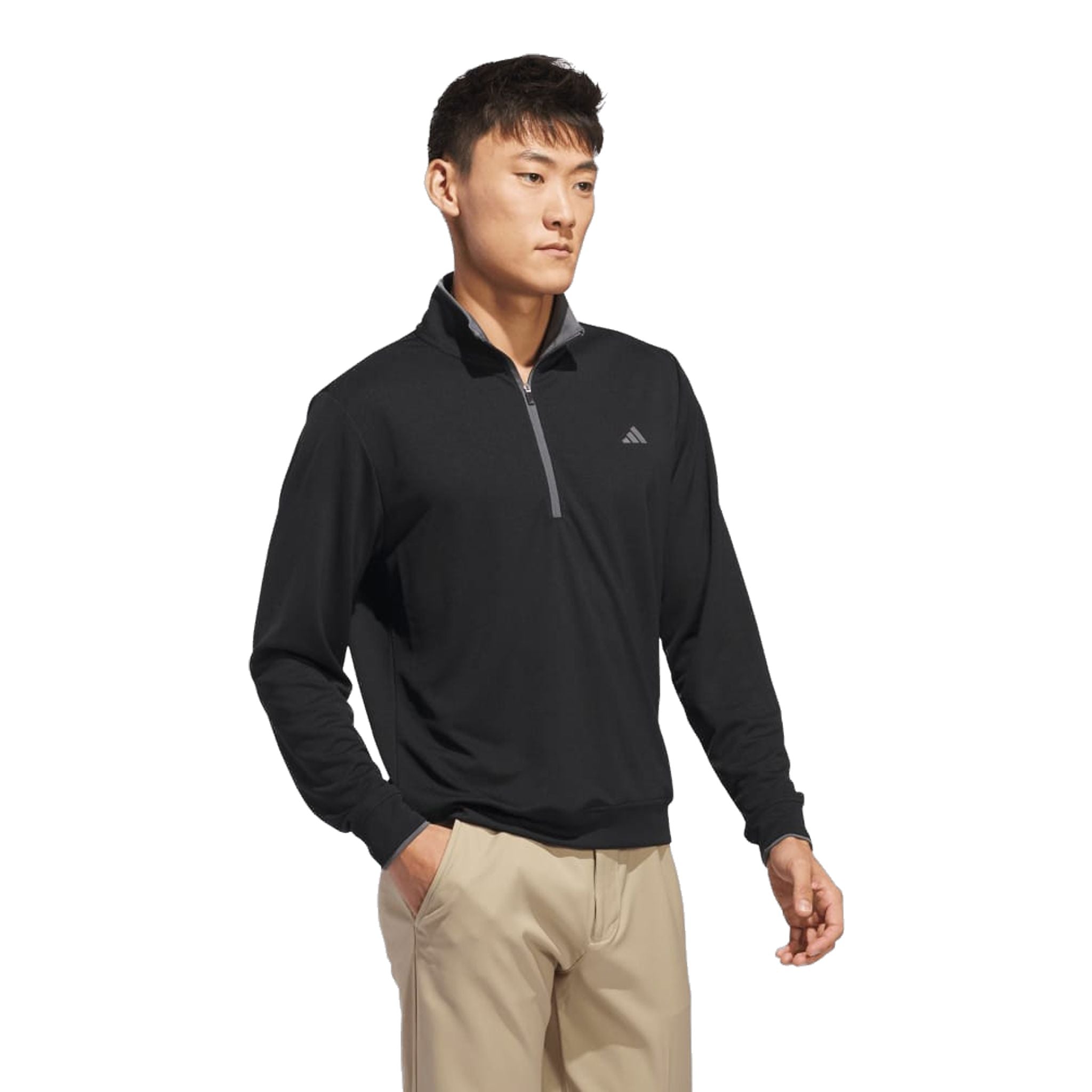 Pull Adidas UPF léger à fermeture éclair 1/4 pour homme