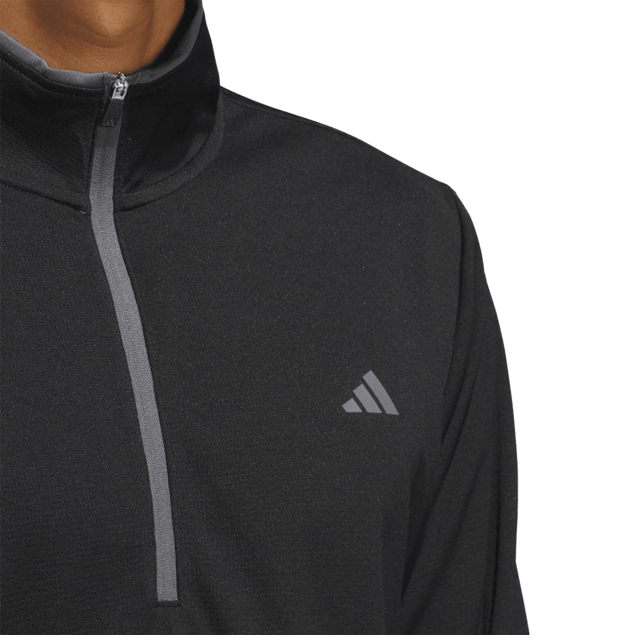Pull Adidas UPF léger à fermeture éclair 1/4 pour homme