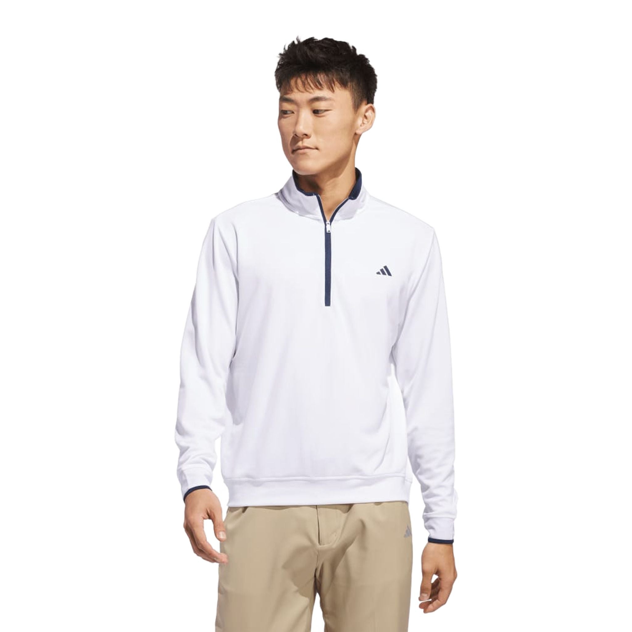 Pull Adidas UPF léger à fermeture éclair 1/4 pour homme