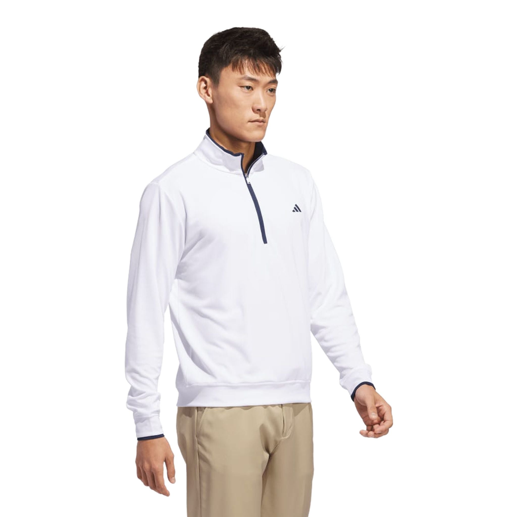 Pull Adidas UPF léger à fermeture éclair 1/4 pour homme