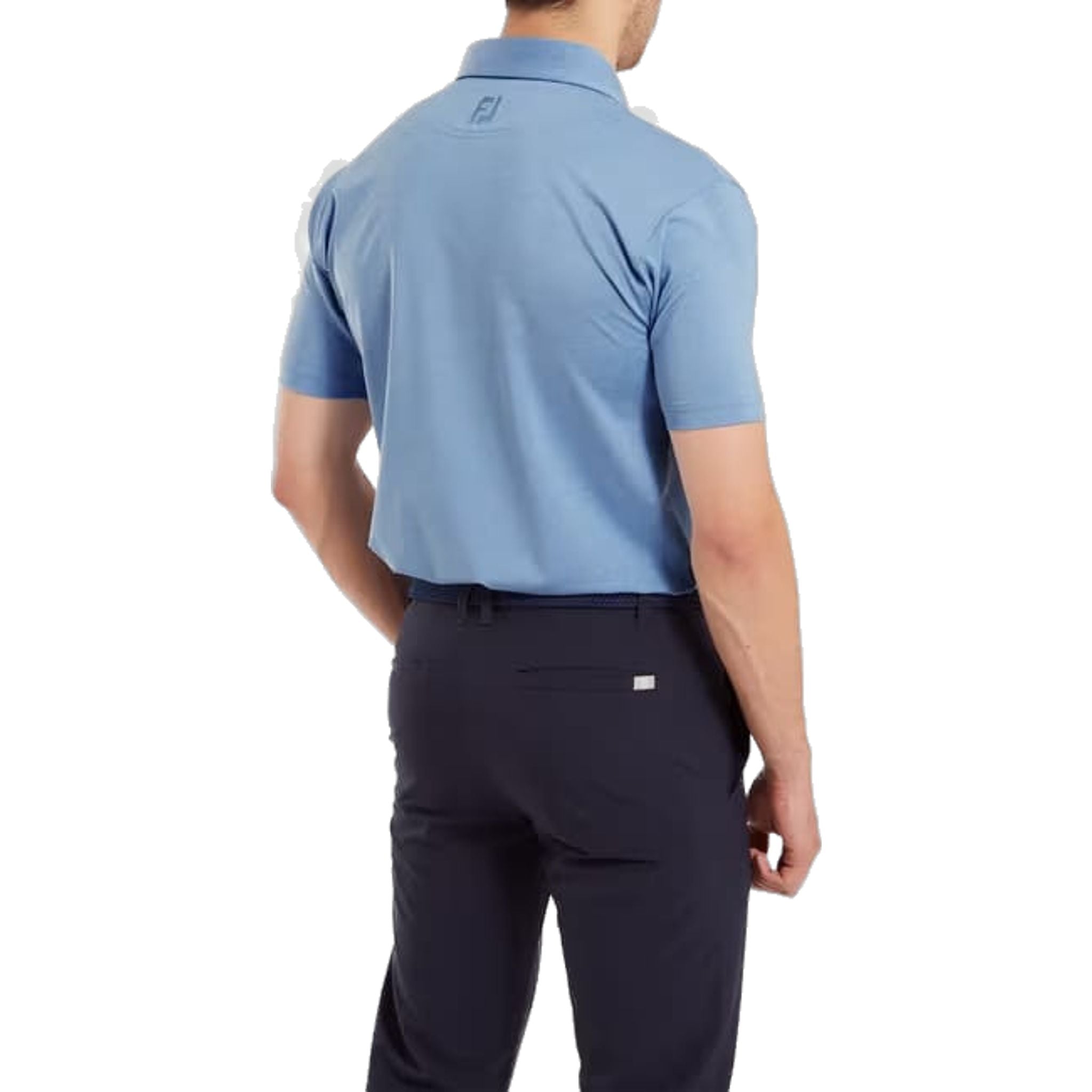 Footjoy Heather Self Collar Lisle Polo Herren