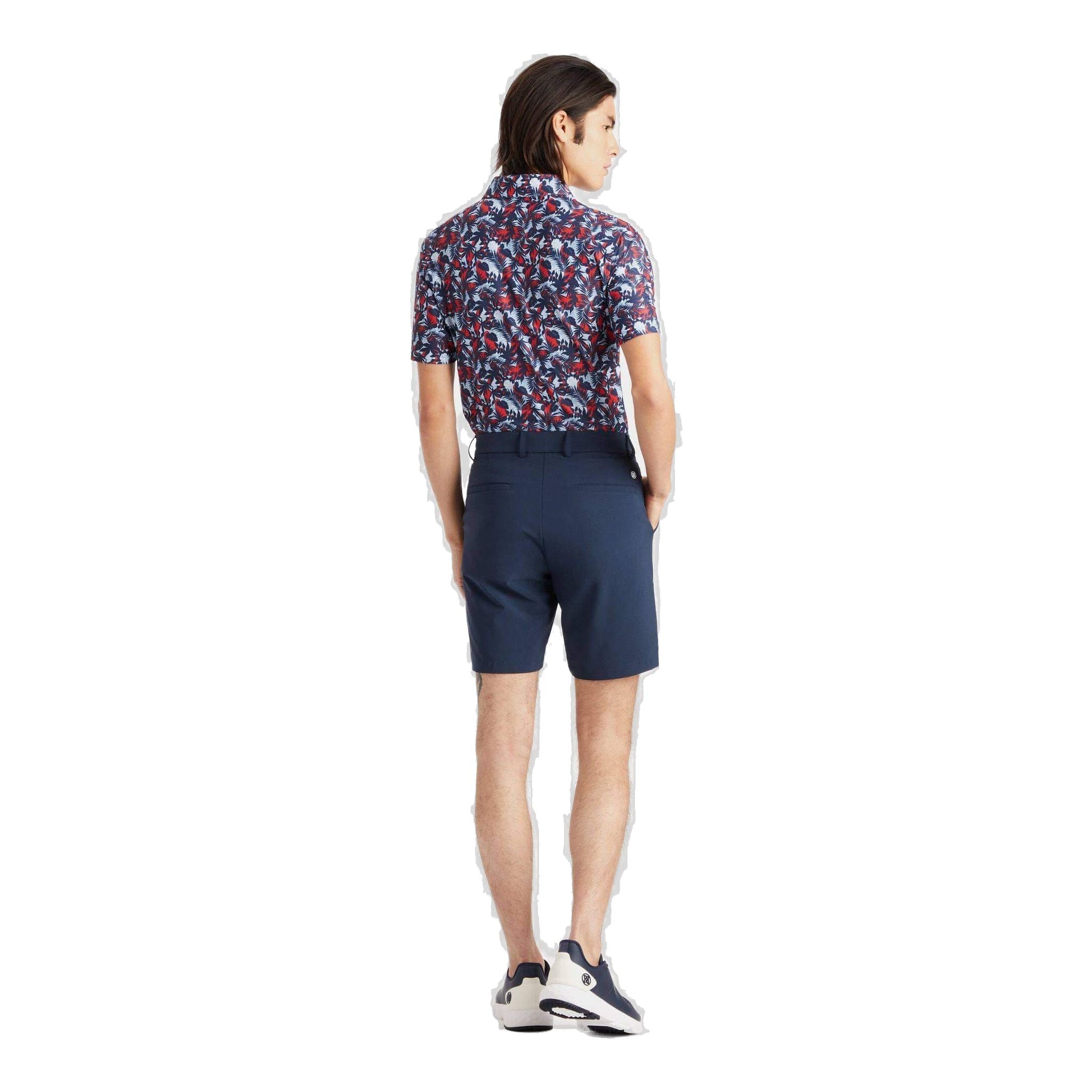 GFORE Palm Fronds Tech Piqué Slim Fit Poloshirt Herren