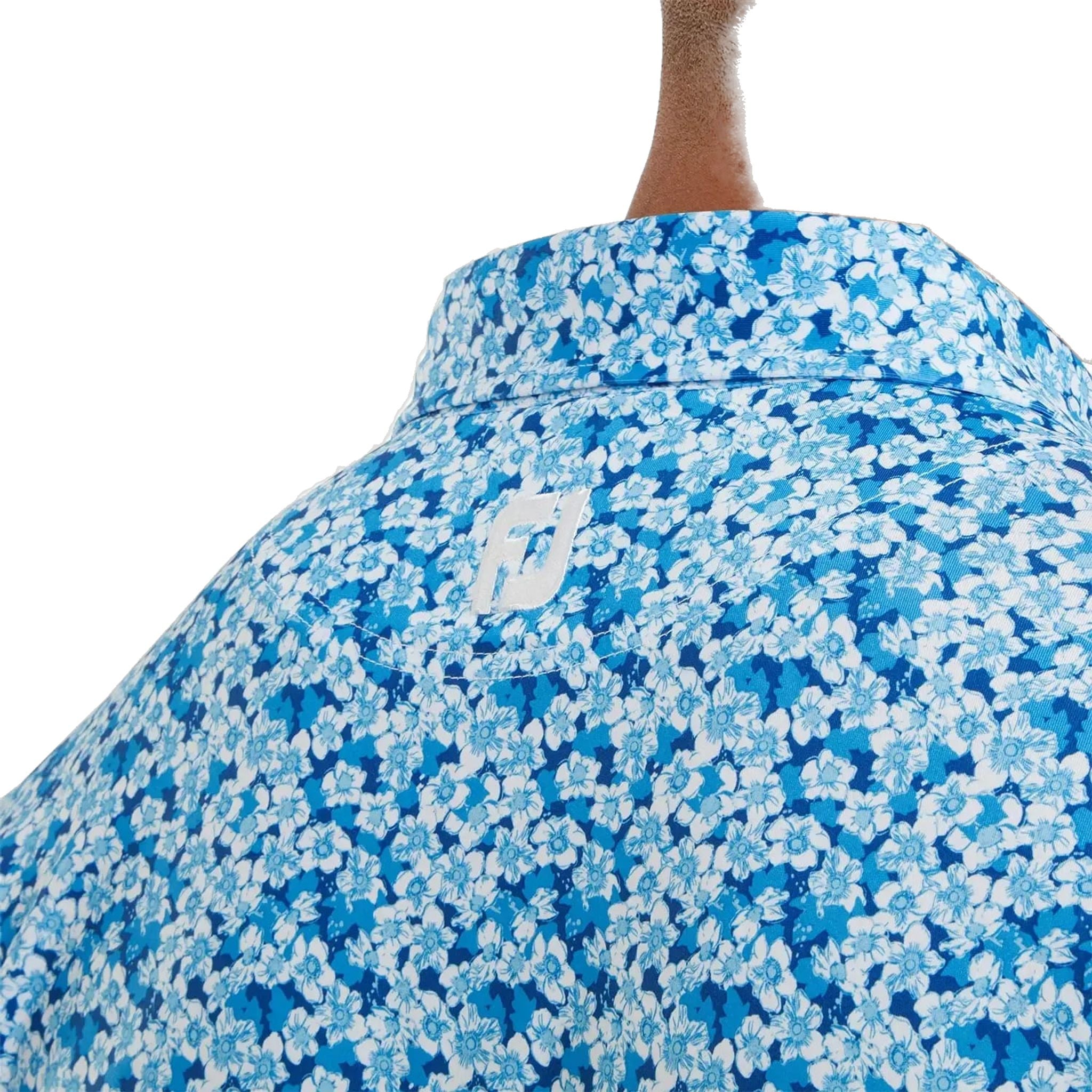 Polo Footjoy Lisle à imprimé primevère pour homme