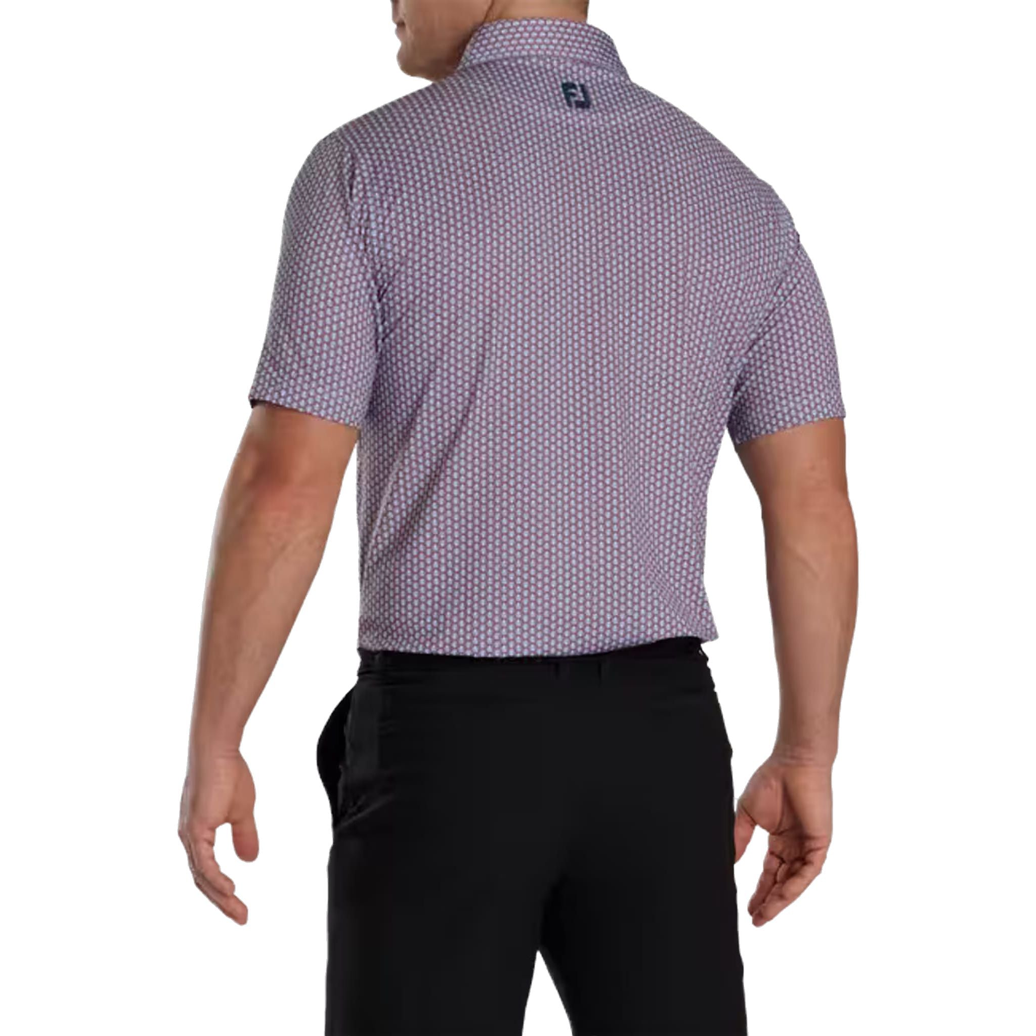 Footjoy Shell Foulard Lisle Poloshirt Herren