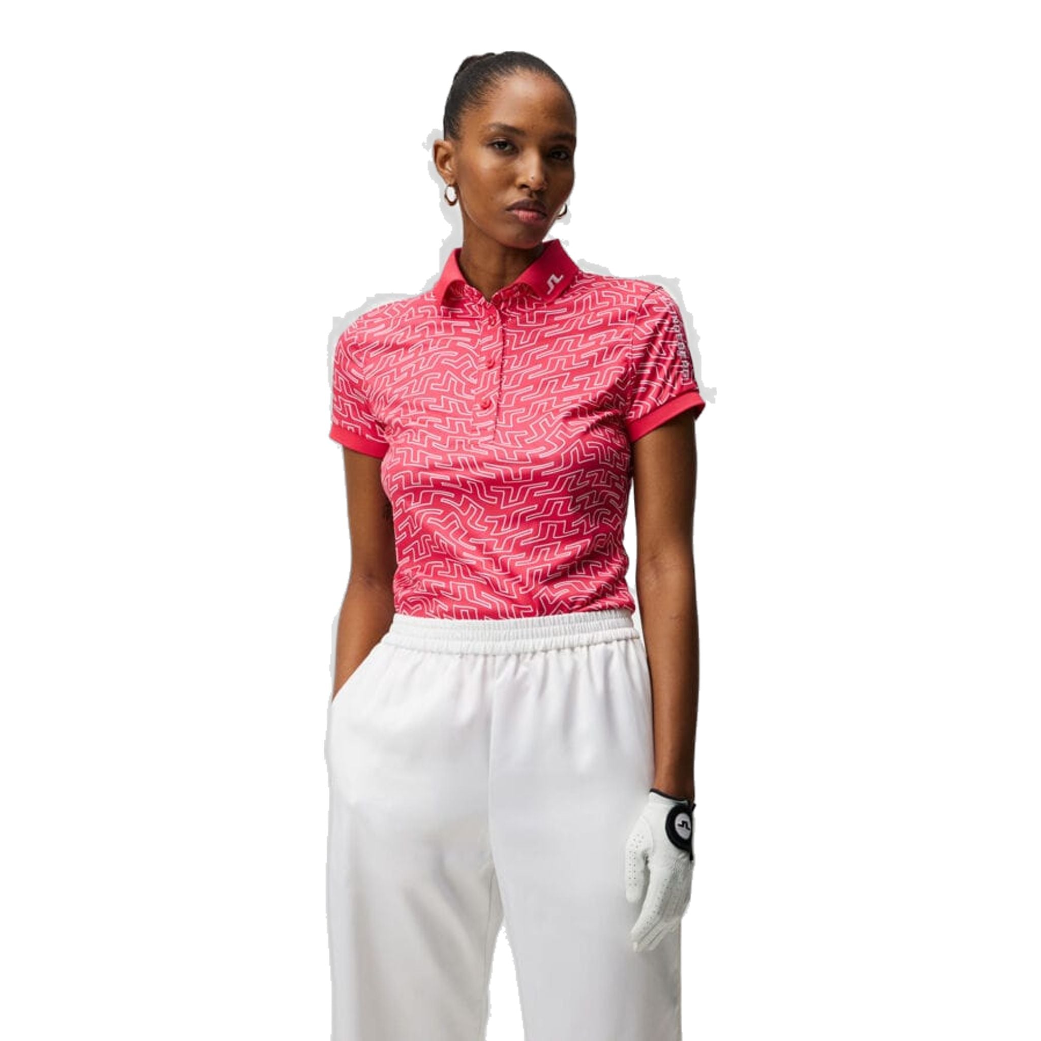 Polo J. Lindeberg Tour Tech Print pour femme