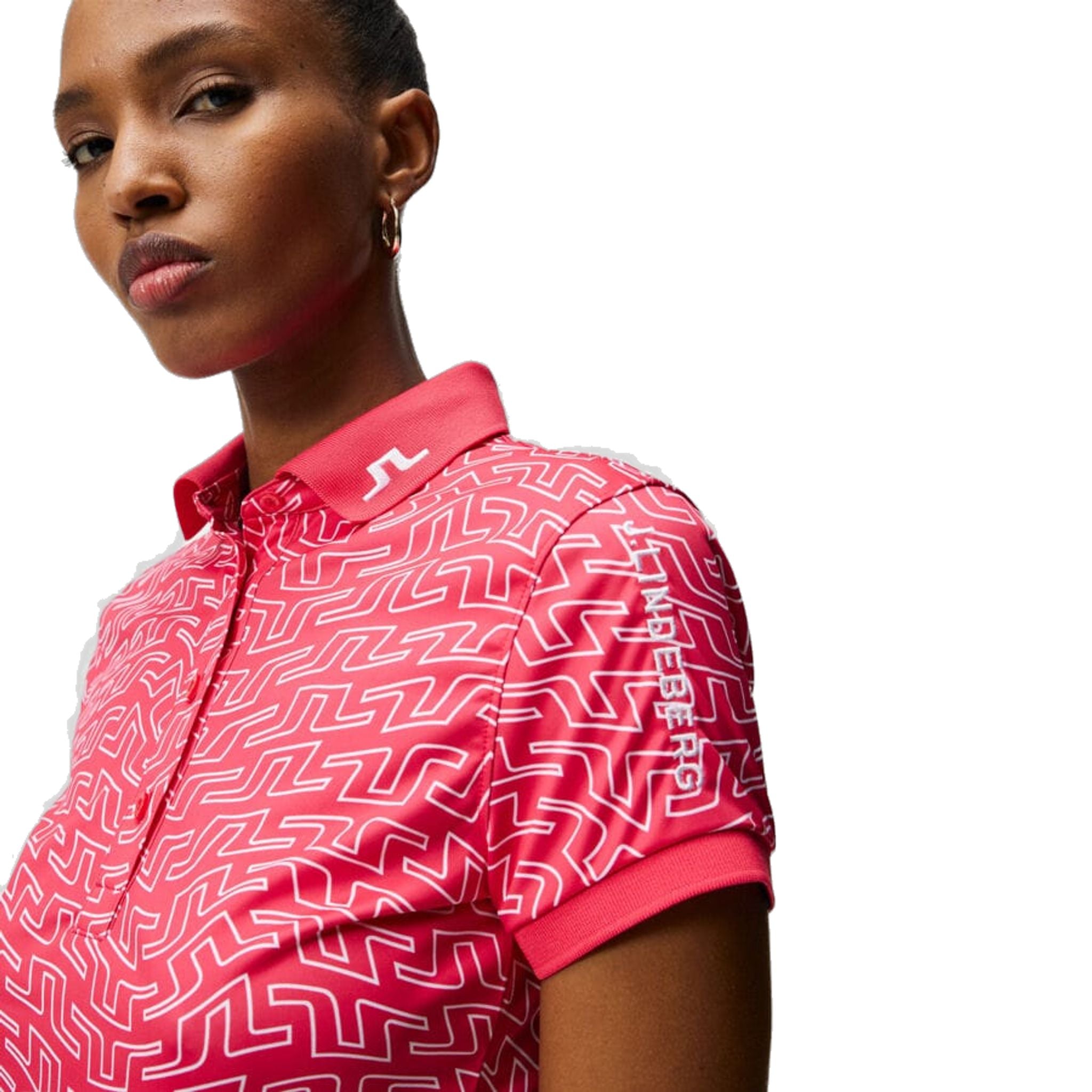 Polo J. Lindeberg Tour Tech Print pour femme