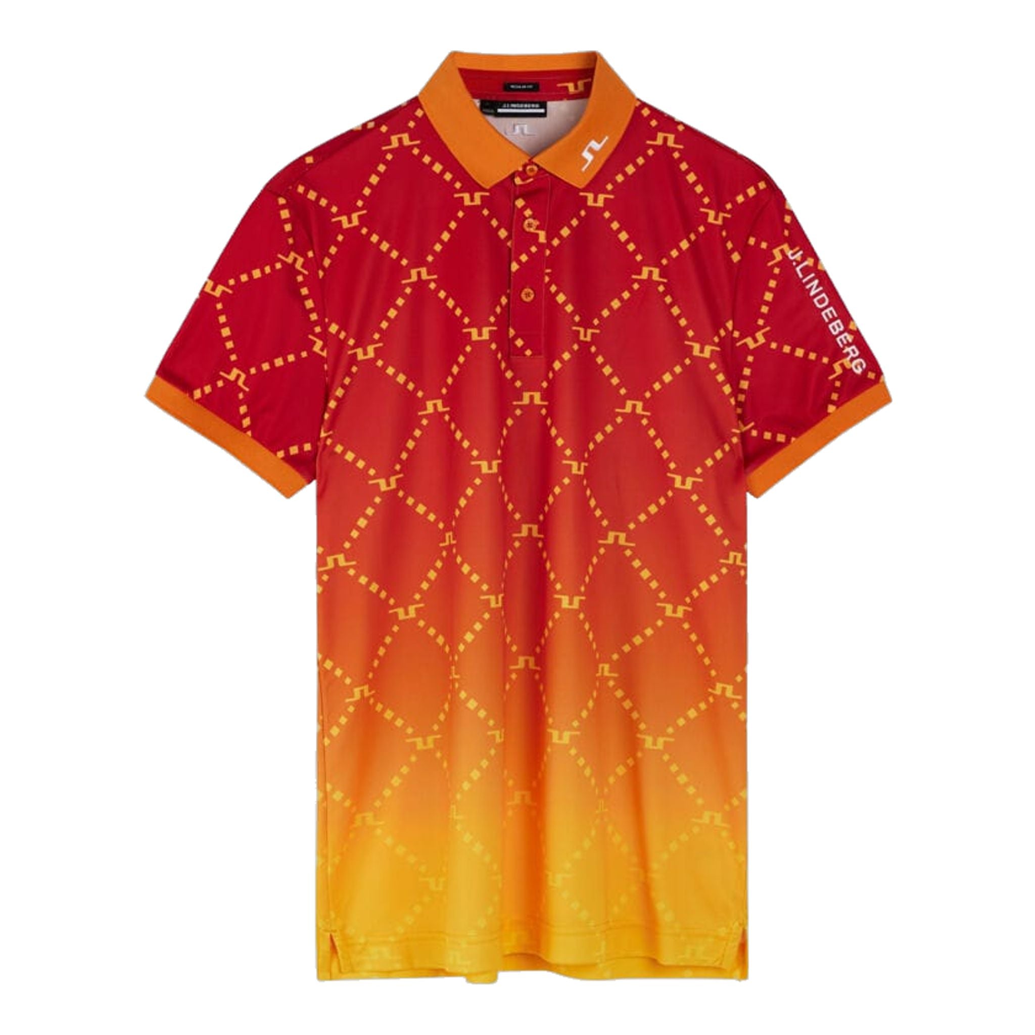 Polo imprimé J. Lindeberg Tour Tech coupe régulière pour homme