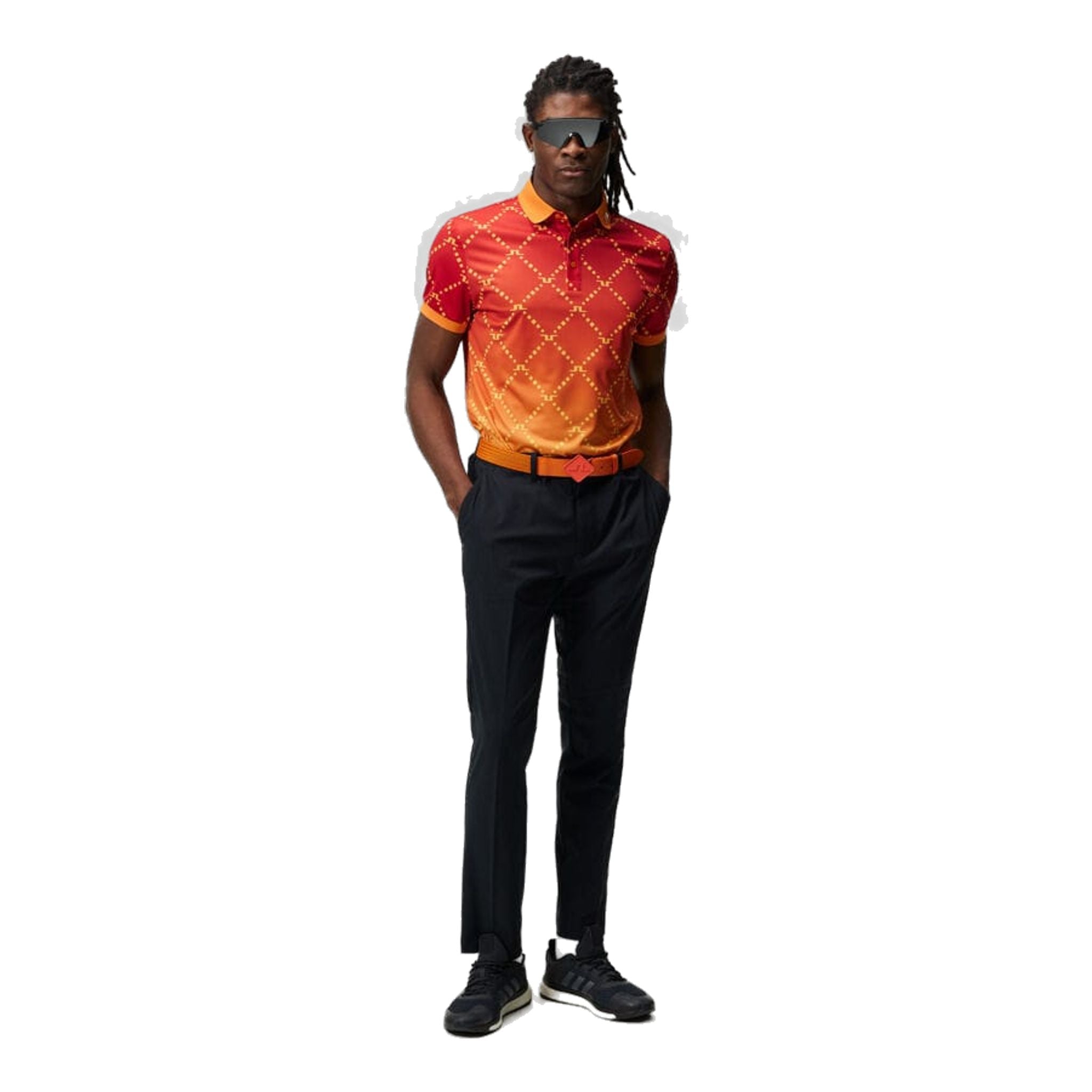 Polo imprimé J. Lindeberg Tour Tech coupe régulière pour homme