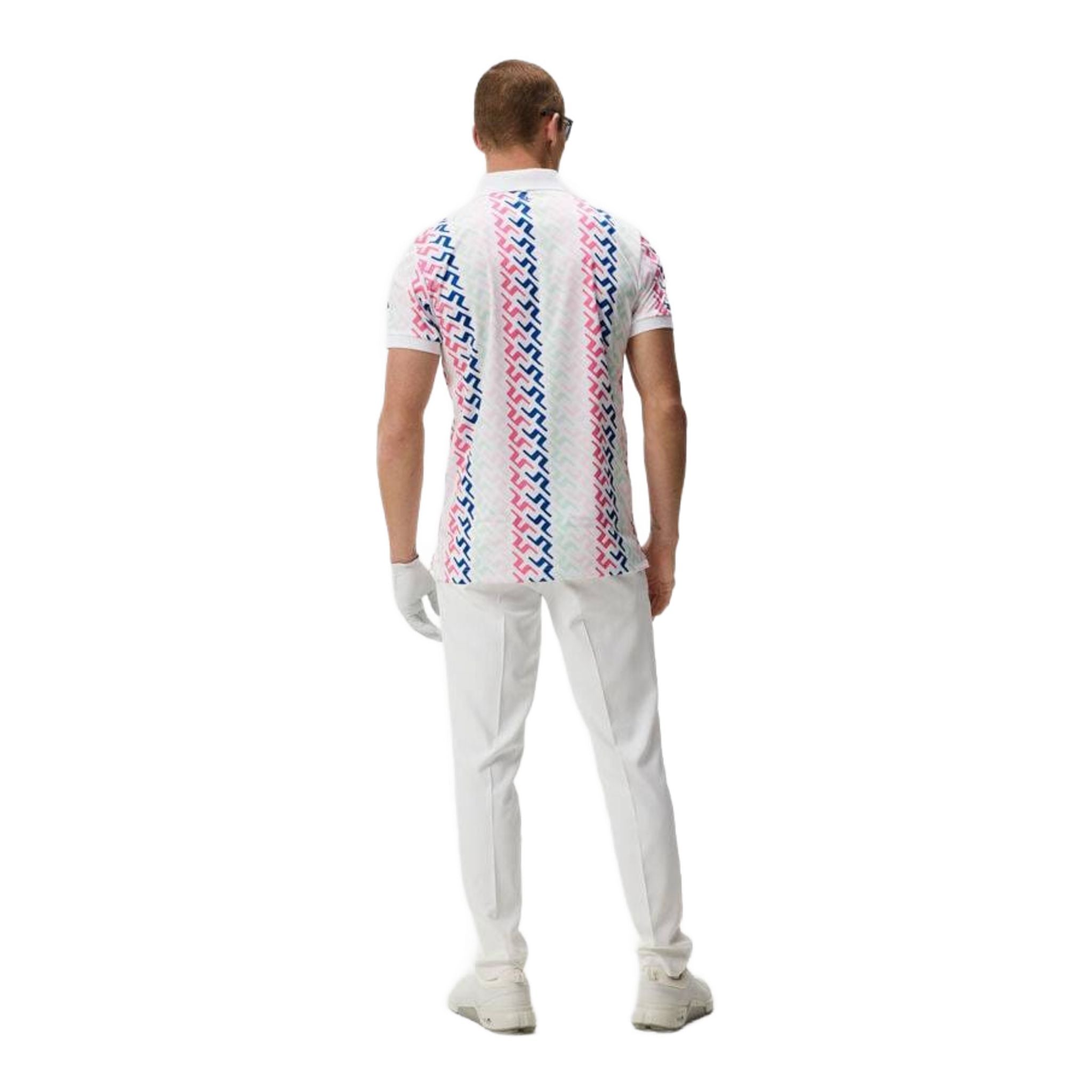 Polo imprimé J. Lindeberg Tour Tech coupe régulière pour homme