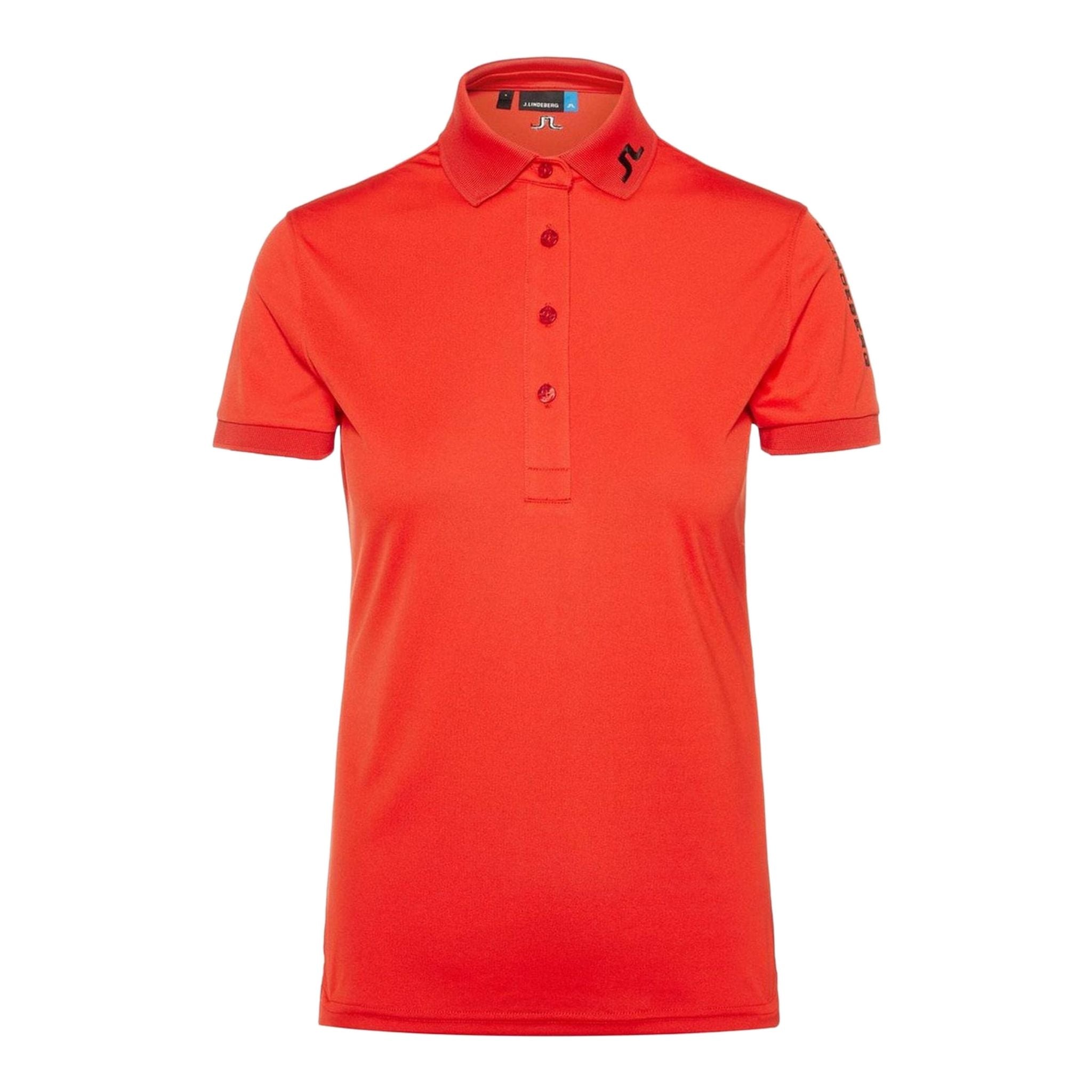 J. Lindeberg Tour Tech Slim TX Jersey Poloshirt Damen