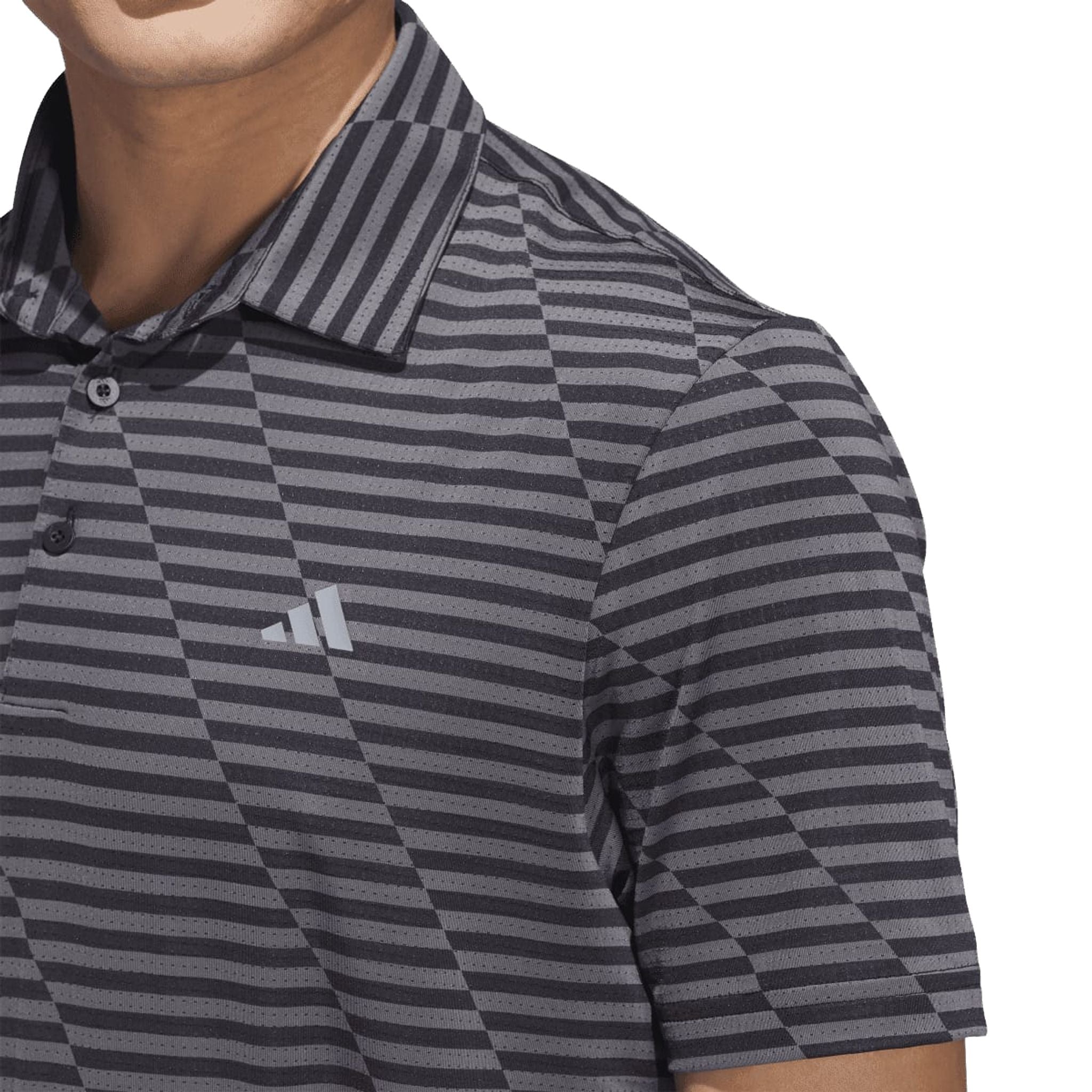 Polo Adidas Ultimate365 à imprimé mesh pour homme