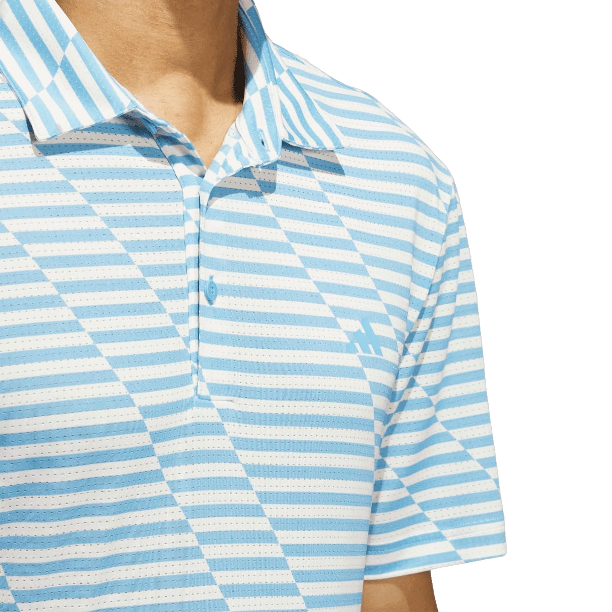 Polo Adidas Ultimate365 à imprimé mesh pour homme