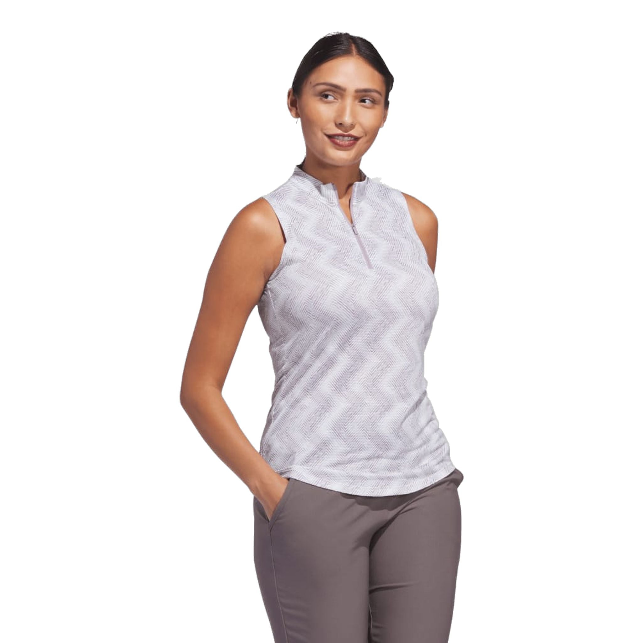 Polo imprimé ottoman Adidas Ultimate365 pour femme