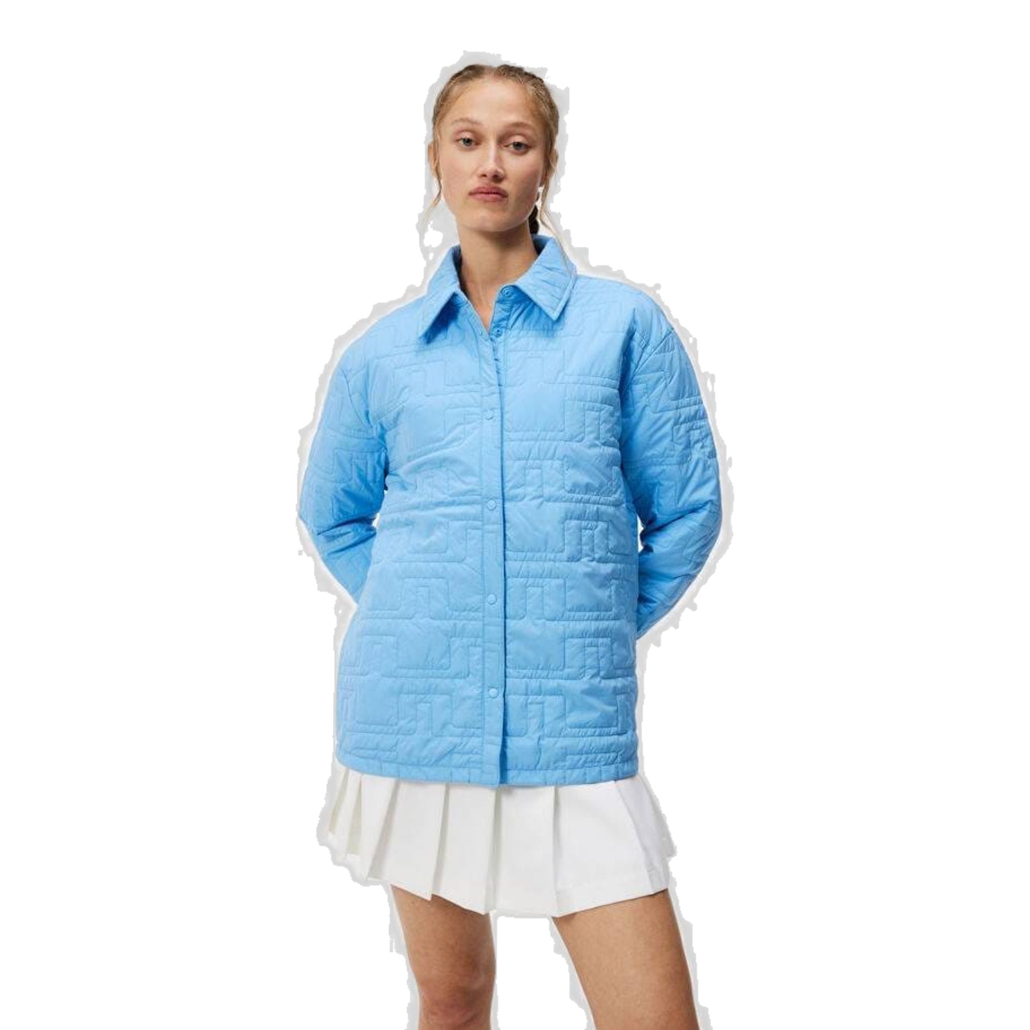 Chemise matelassée rose J. Lindeberg pour femme