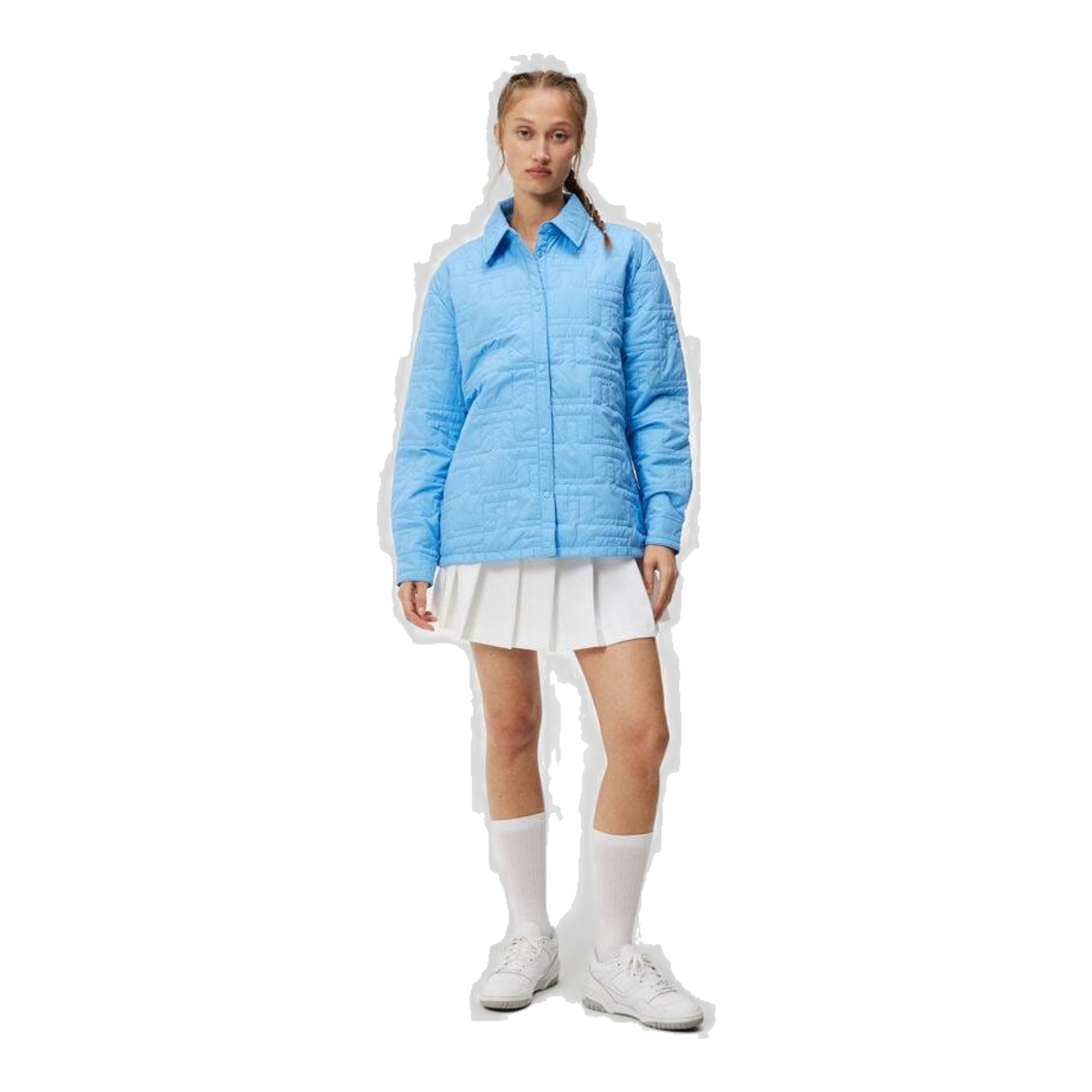 Chemise matelassée rose J. Lindeberg pour femme