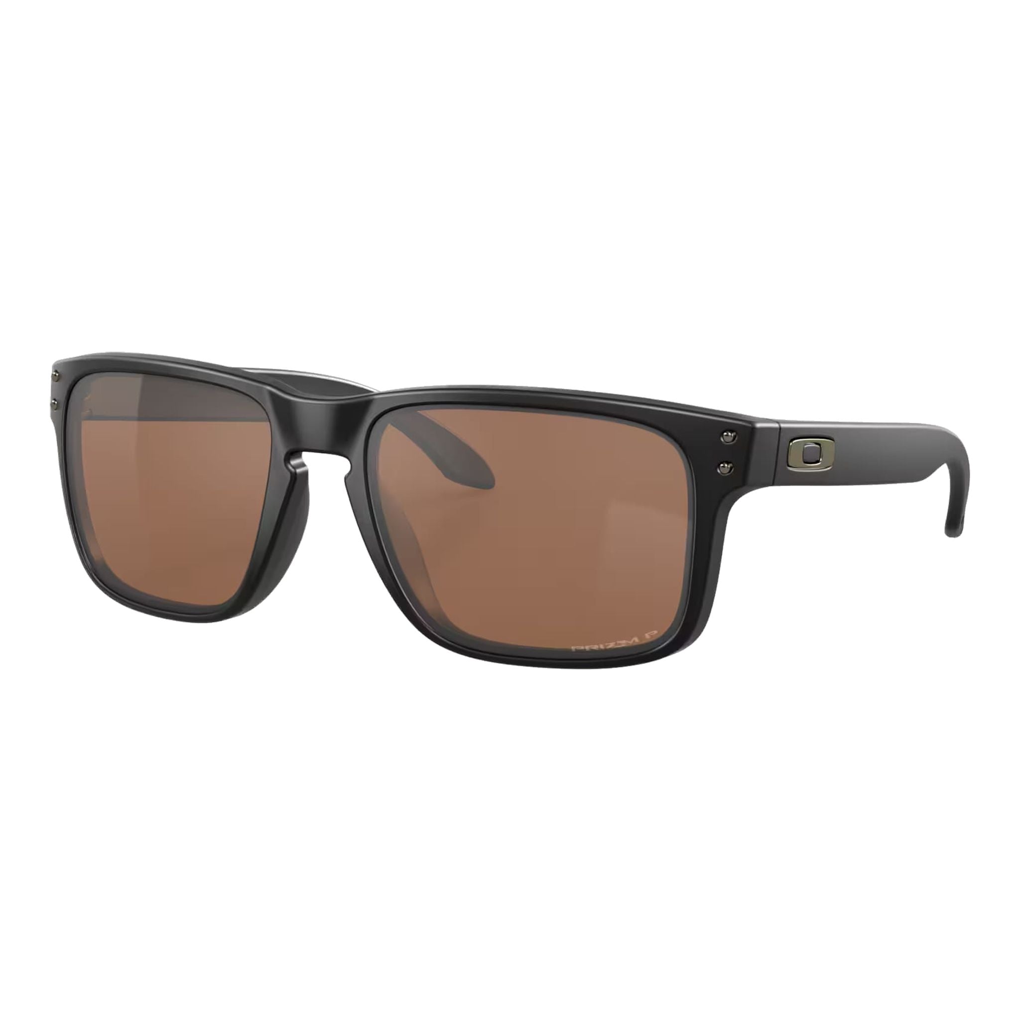 Lunettes de soleil Oakley M Holbrook Matte Black Prizm Tungsten Polarized pour hommes