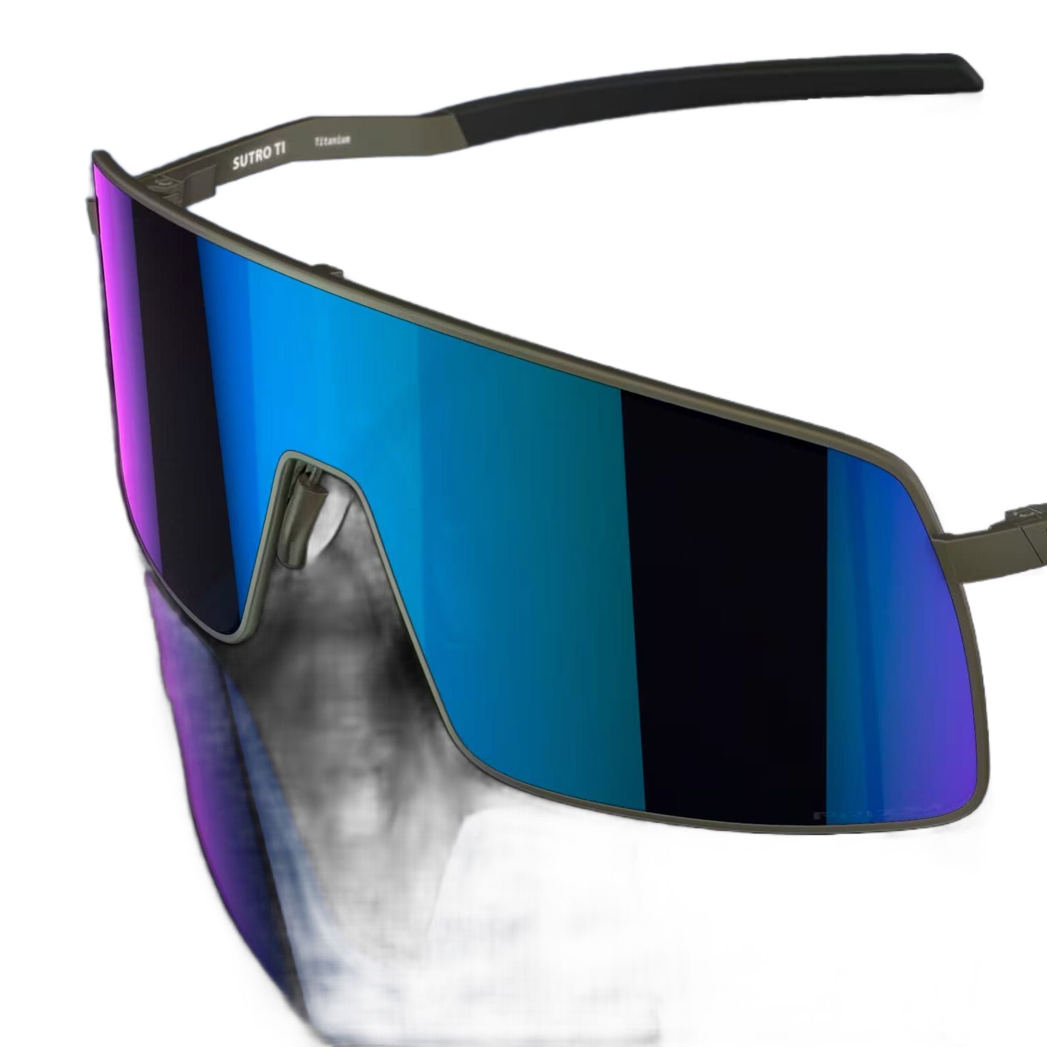 Oakley Sutro TI STN Plomb avec Prim Sapphire