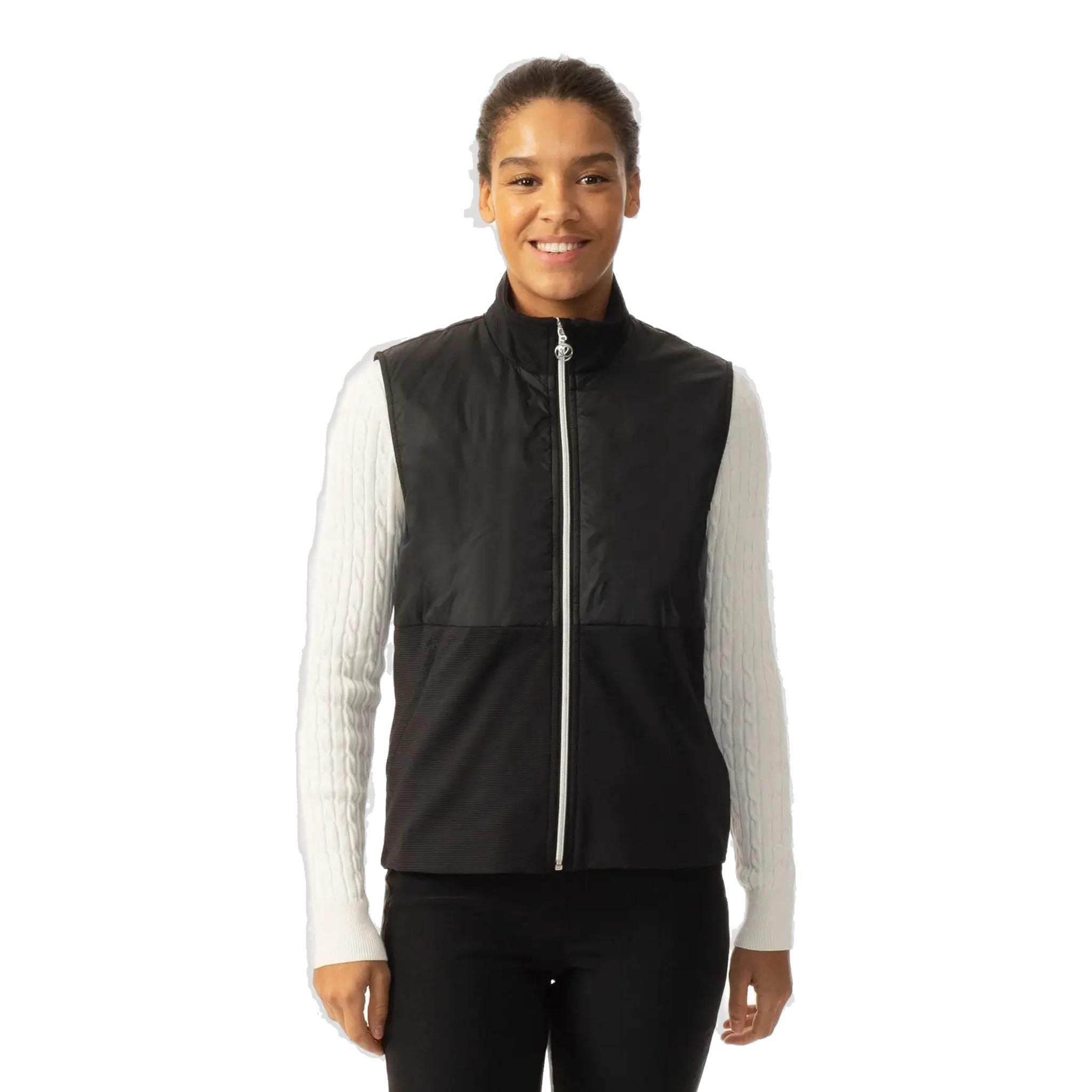 Gilet de golf Mia noir pour femme de Daily Sports