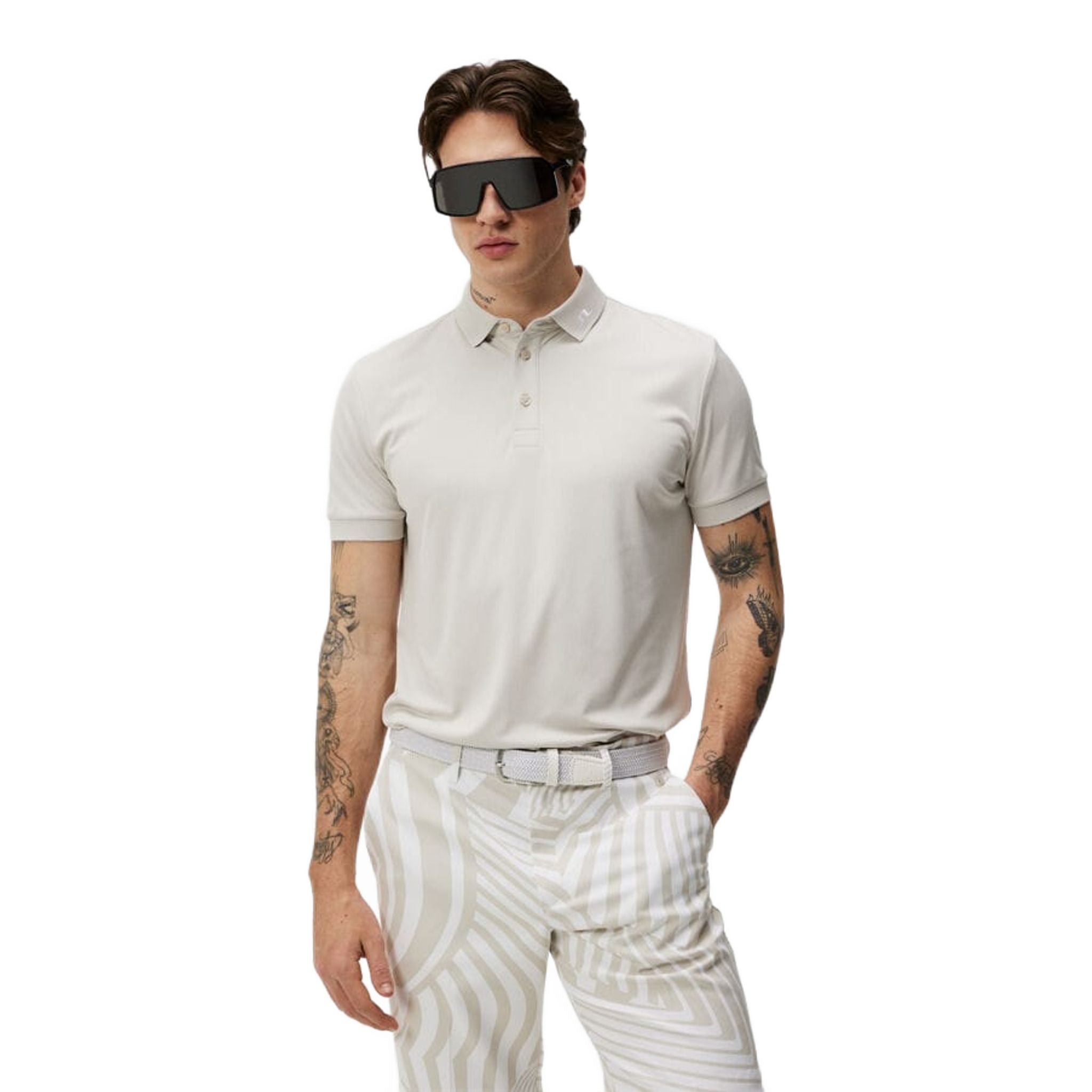 J. Lindeberg KV Polo imprimé coupe régulière pour hommes