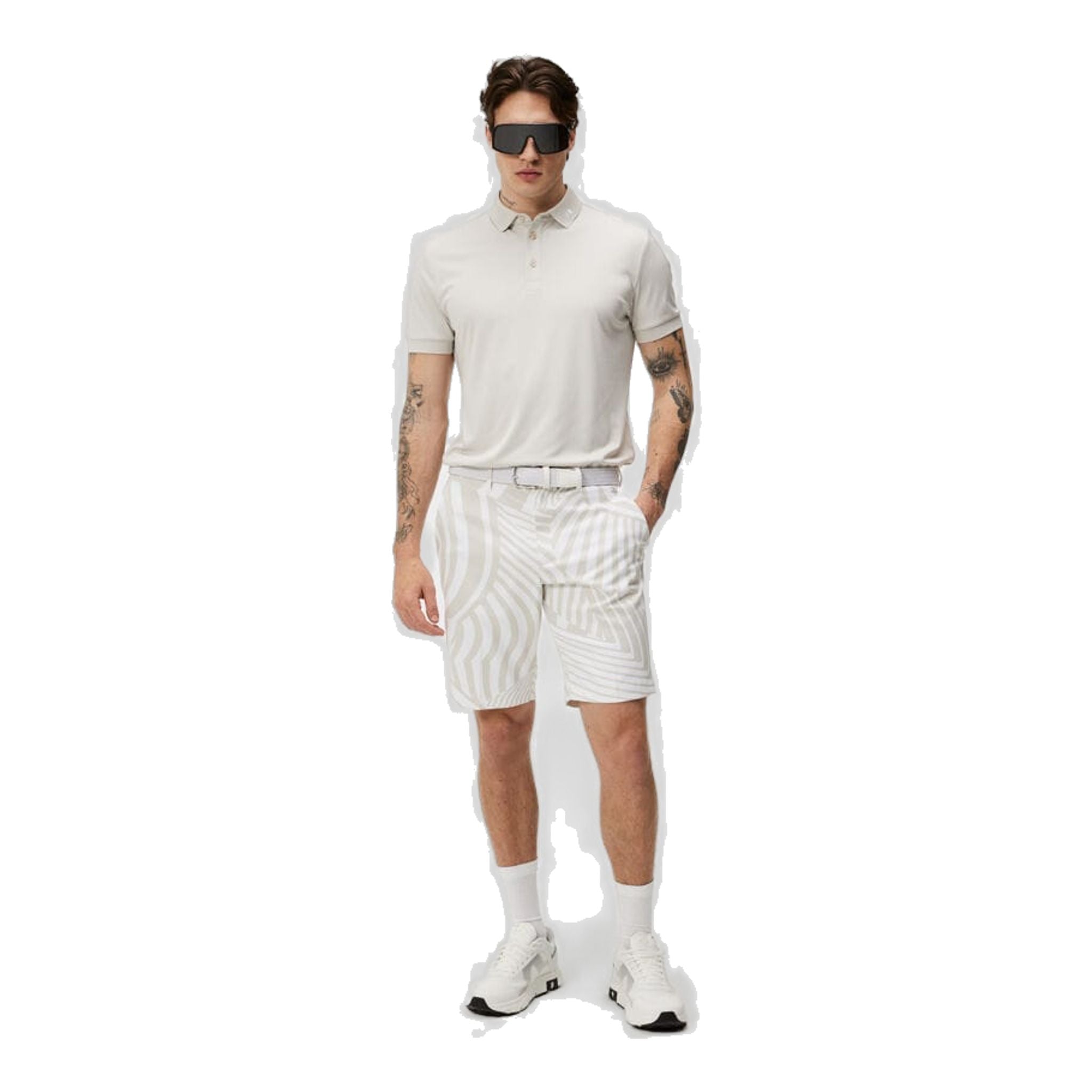 J. Lindeberg KV Polo imprimé coupe régulière pour hommes